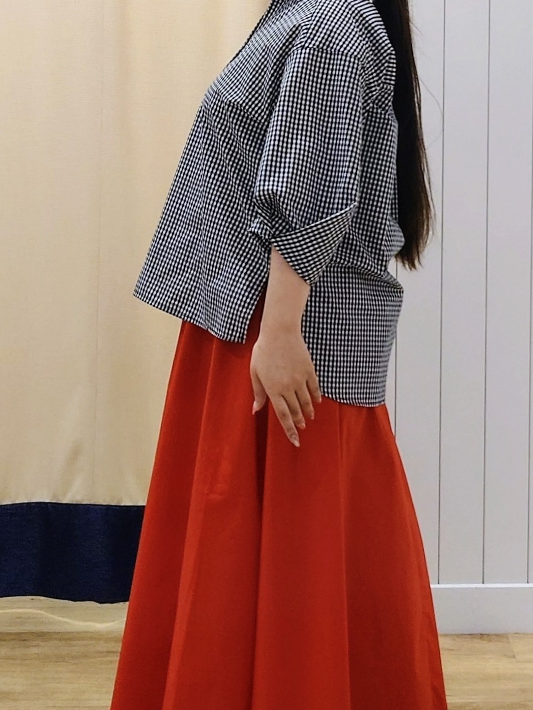 Haraさんの「Dessin｜【洗える】スキッパーシャツブラウス」を使ったコーディネート