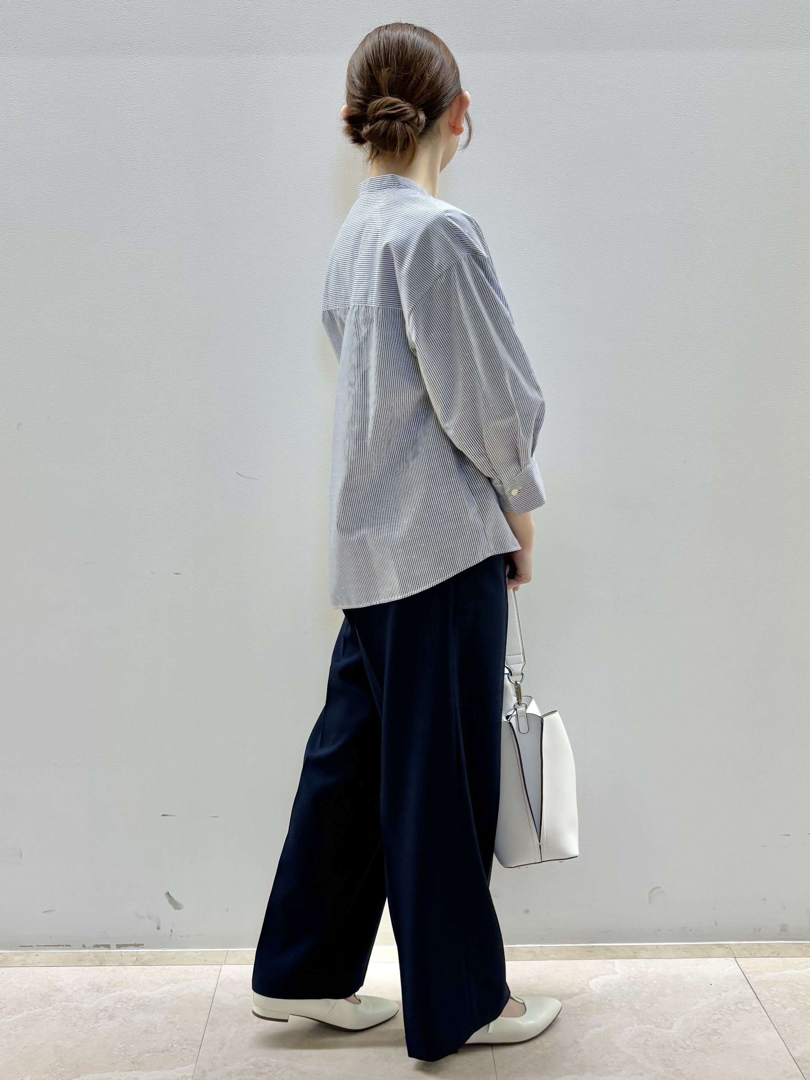 Satoさんの「Reflect｜【接触冷感】八分袖フロントフリルブラウス」を使ったコーディネート