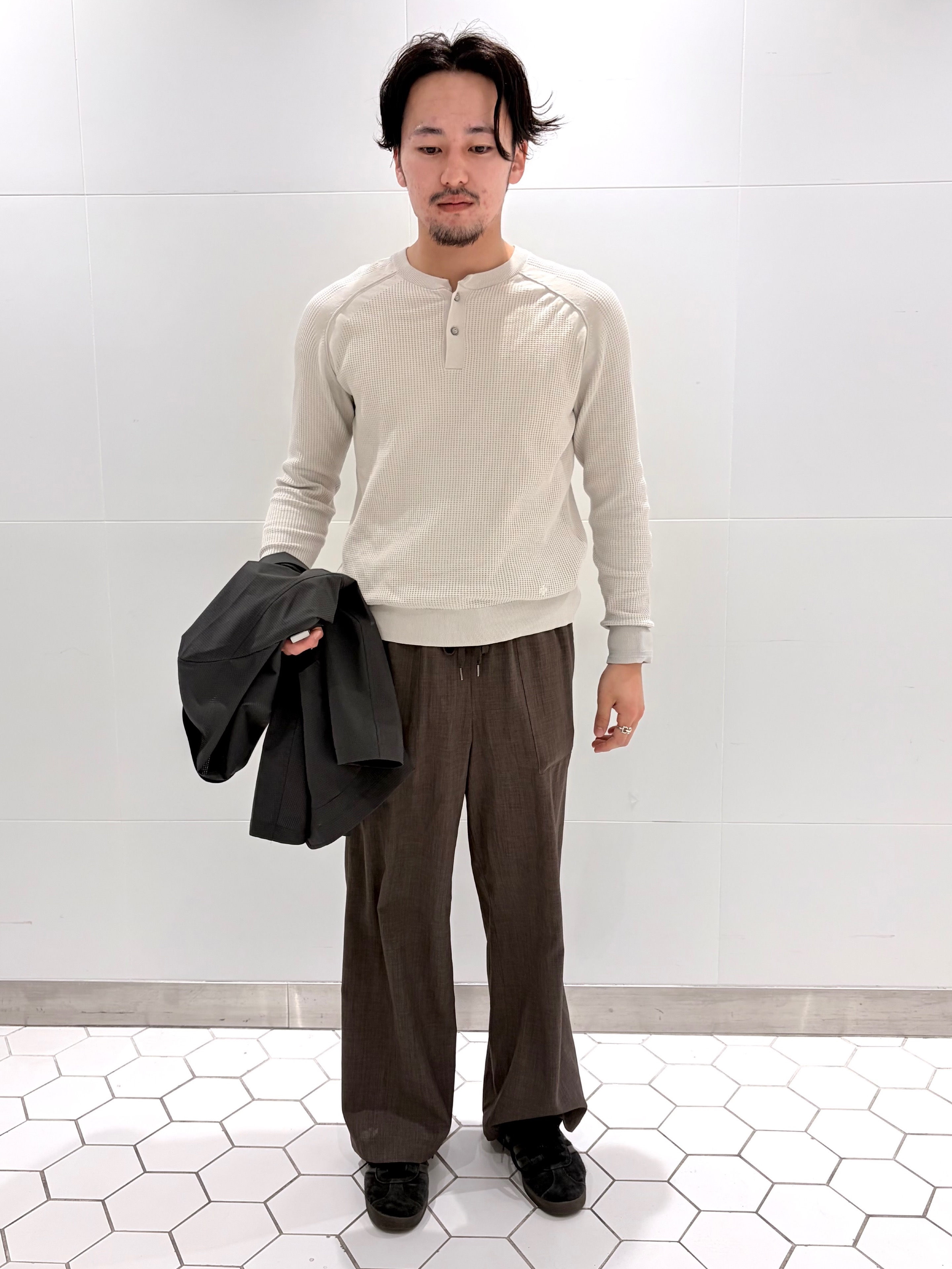 takeruさんの「Dessin｜【セットアップ可/洗える】クールドッツ ジャケット」を使ったコーディネート