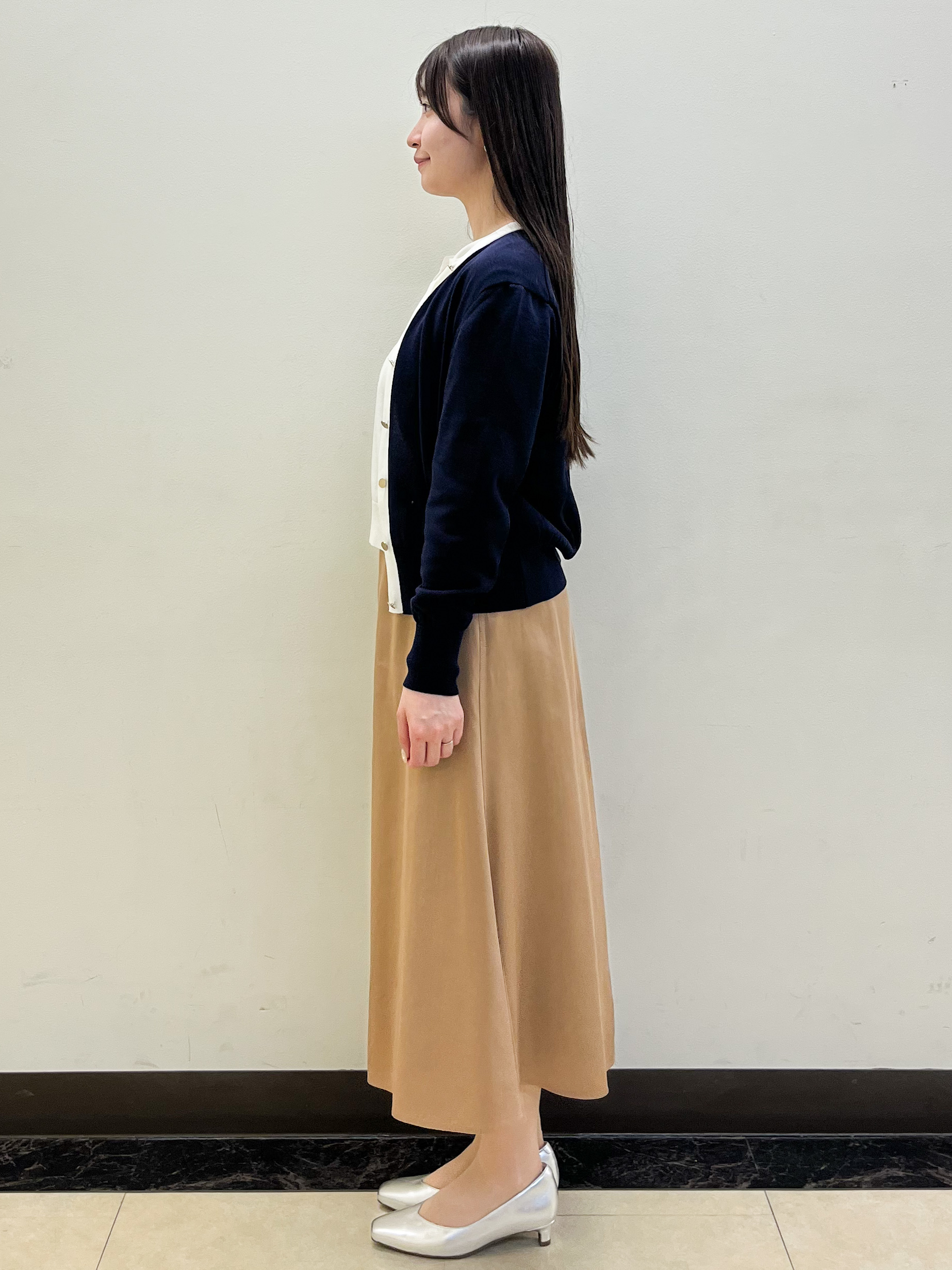 mikikoさんの「Reflect｜【アンサンブル可】バイカラーカーディガン」を使ったコーディネート