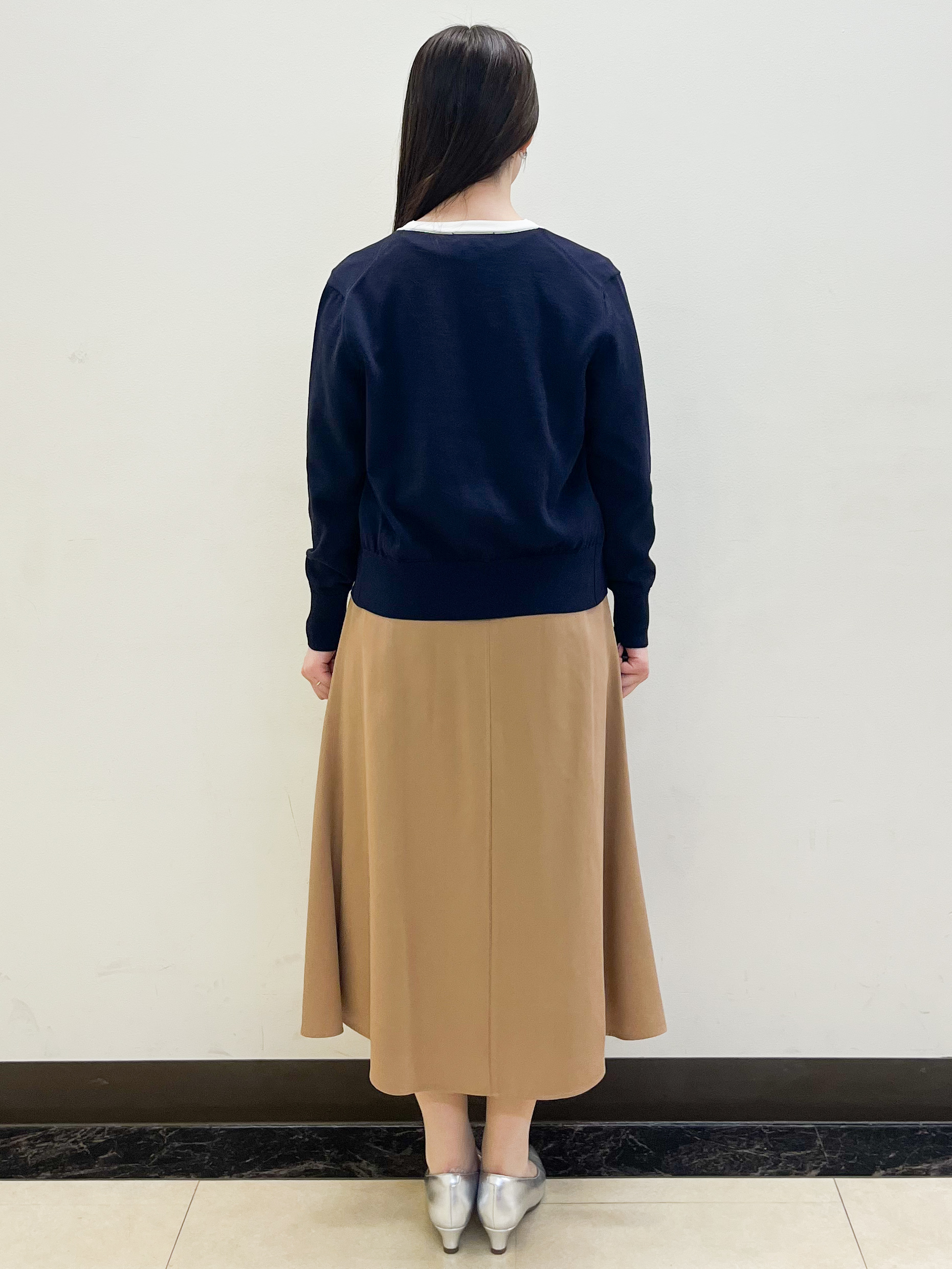 mikikoさんの「Reflect｜【アンサンブル可】バイカラーカーディガン」を使ったコーディネート