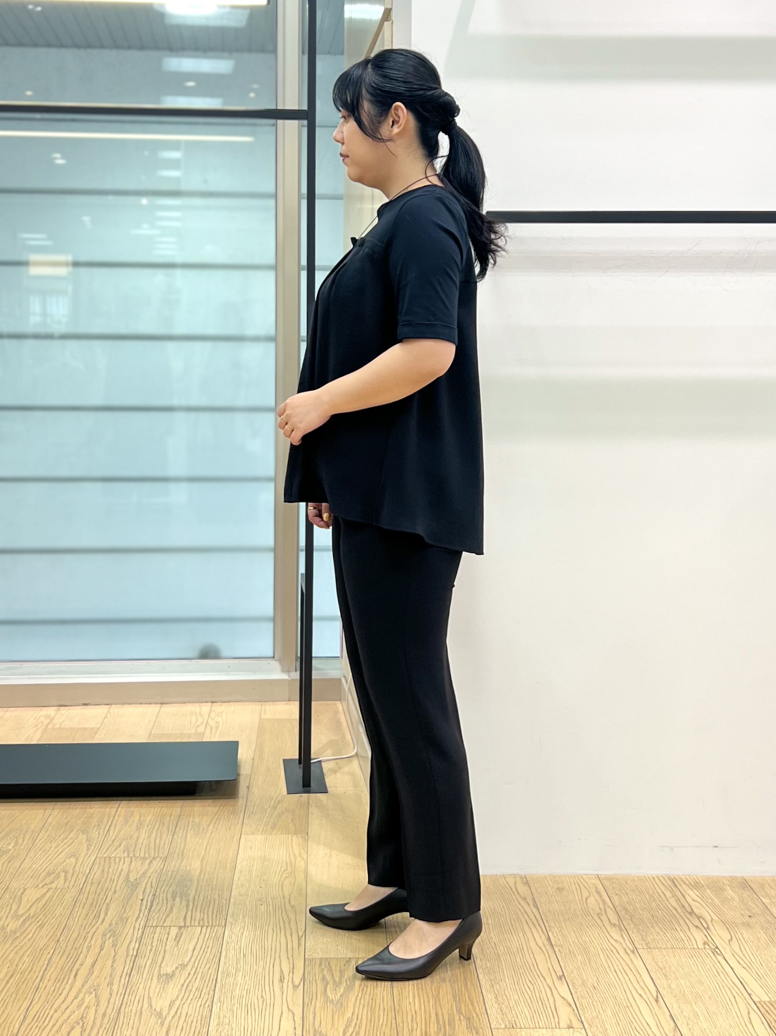 shimaさんの「INDIVI｜【洗える／多機能／SETUP可】着る日傘ダブルジャケット」を使ったコーディネート