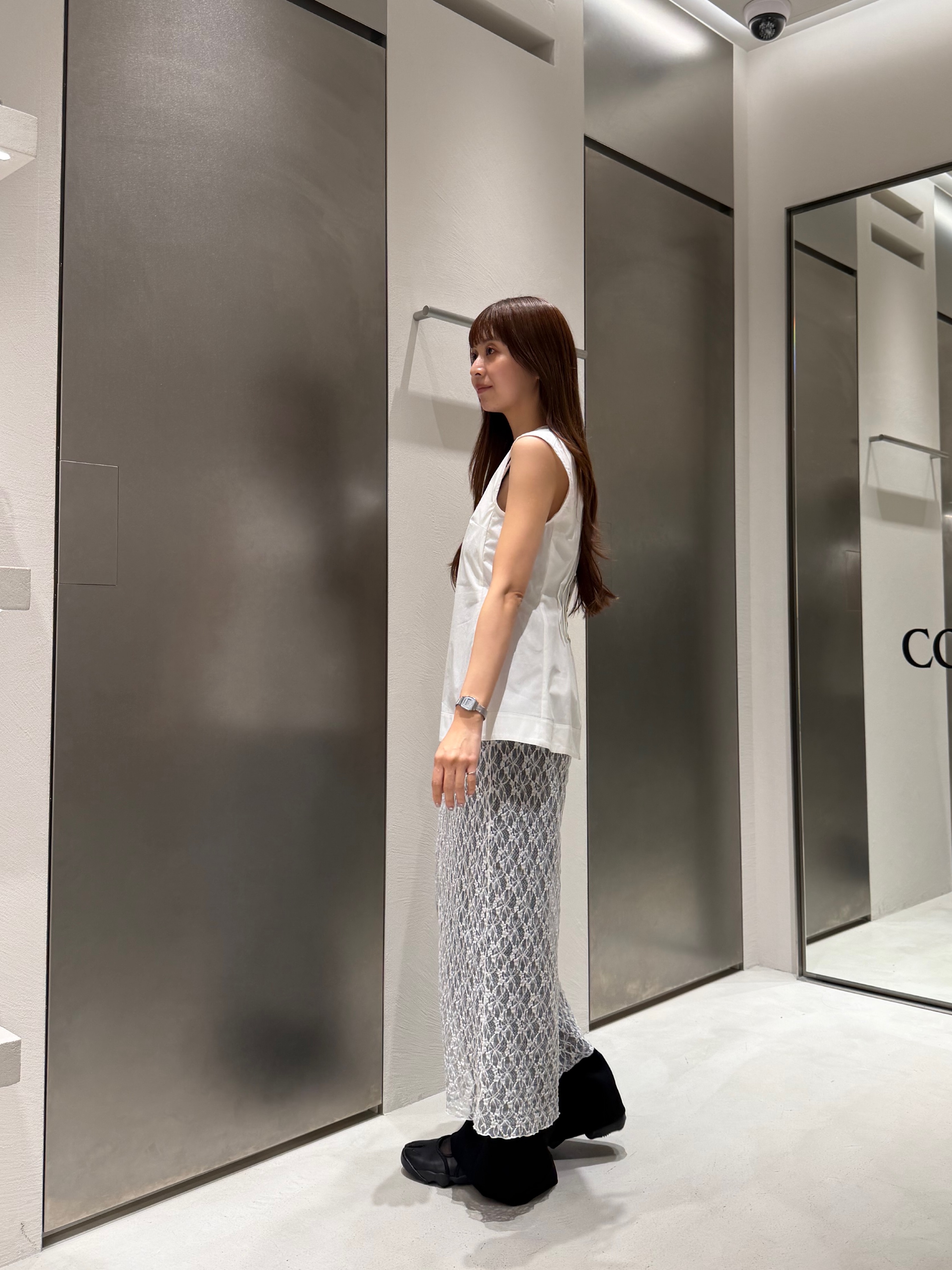 kanamiさんの「CODE A｜back tack blouse」を使ったコーディネート