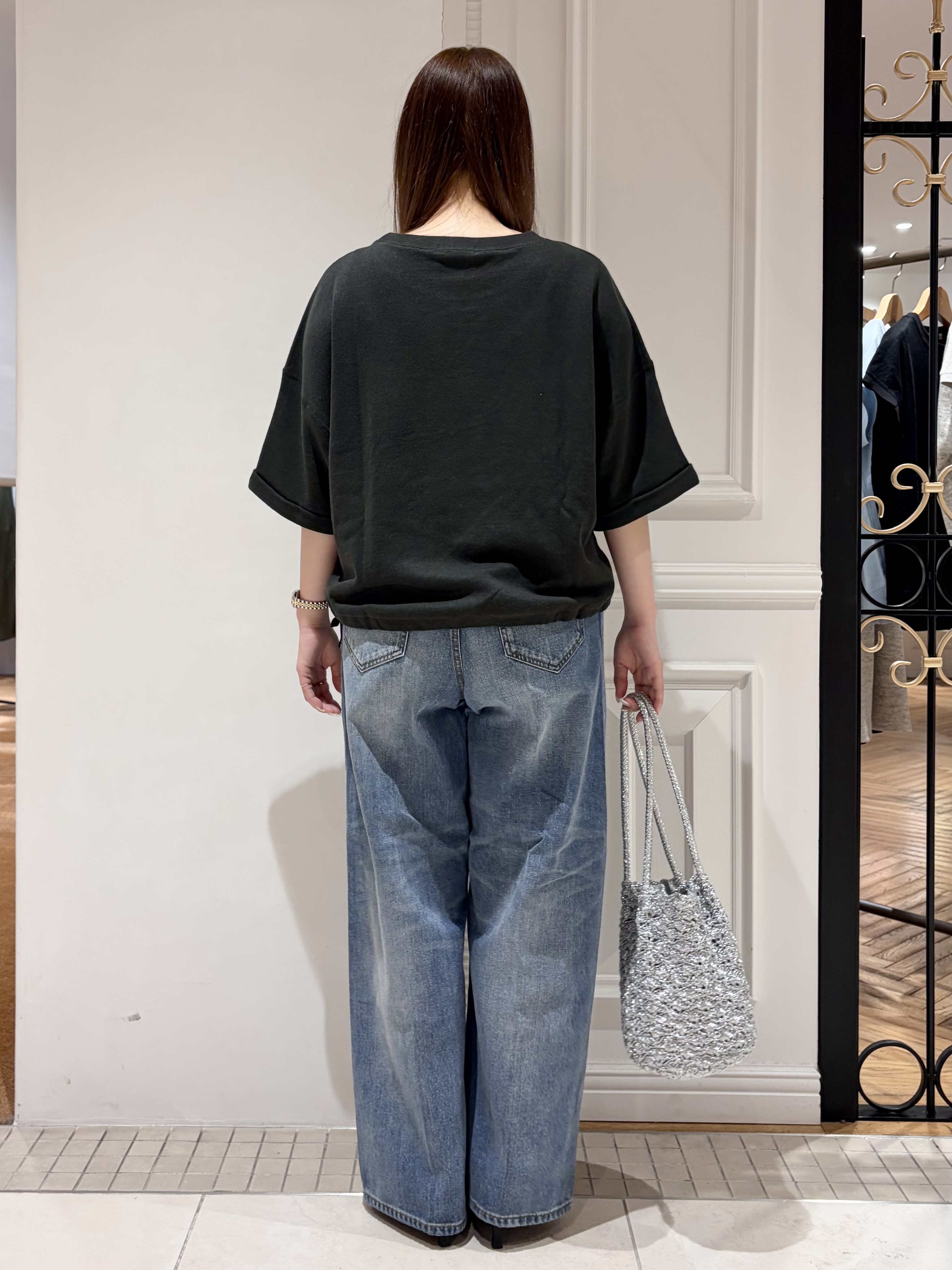 minowaさんの「DRESSTERIOR｜【ウォッシャブル/セットアップ可】リネン混裏毛ドロストプルオーバー」を使ったコーディネート