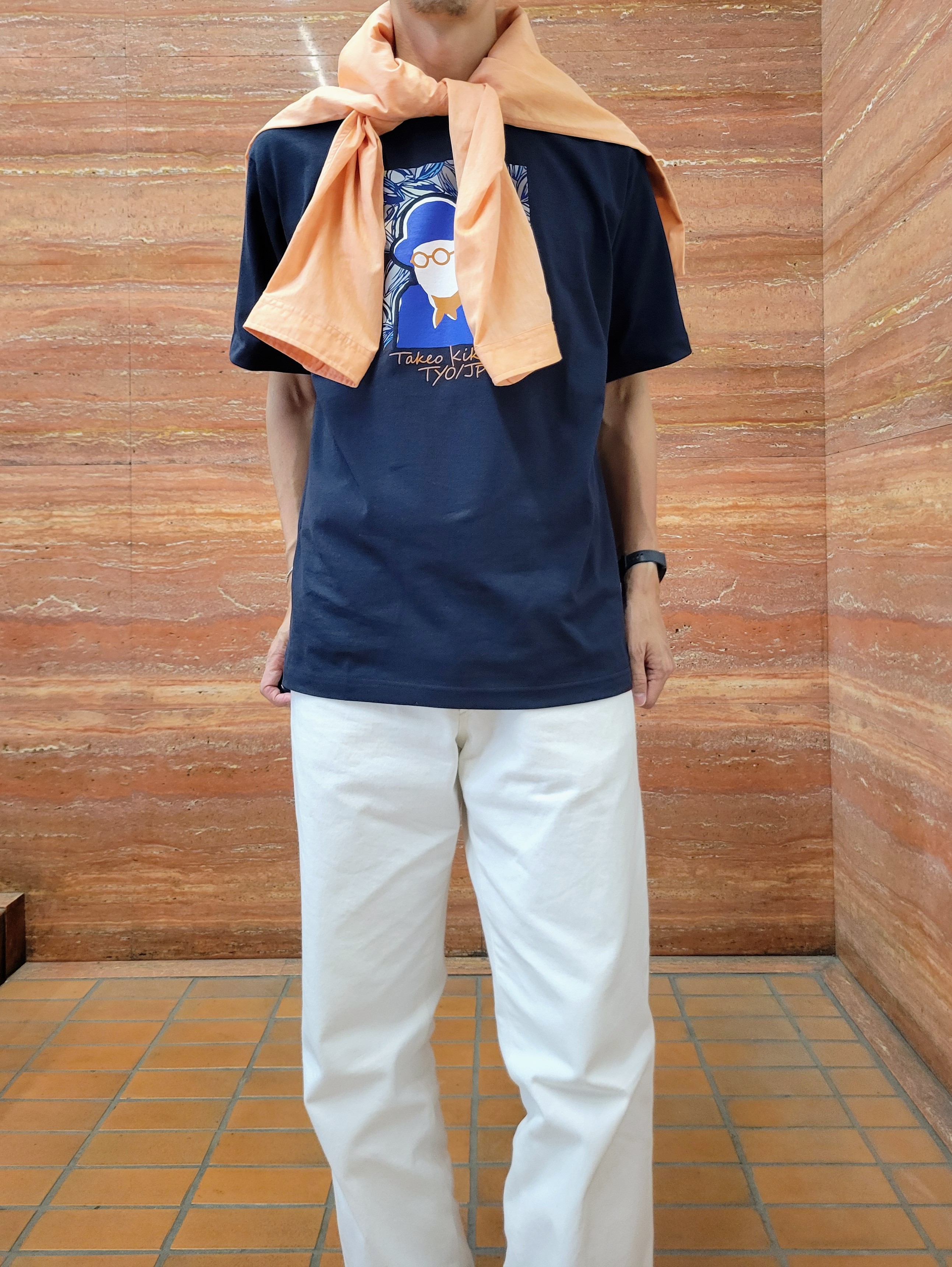 piroyaさんの「TAKEO KIKUCHI｜ポートレートアートＴシャツ」を使ったコーディネート