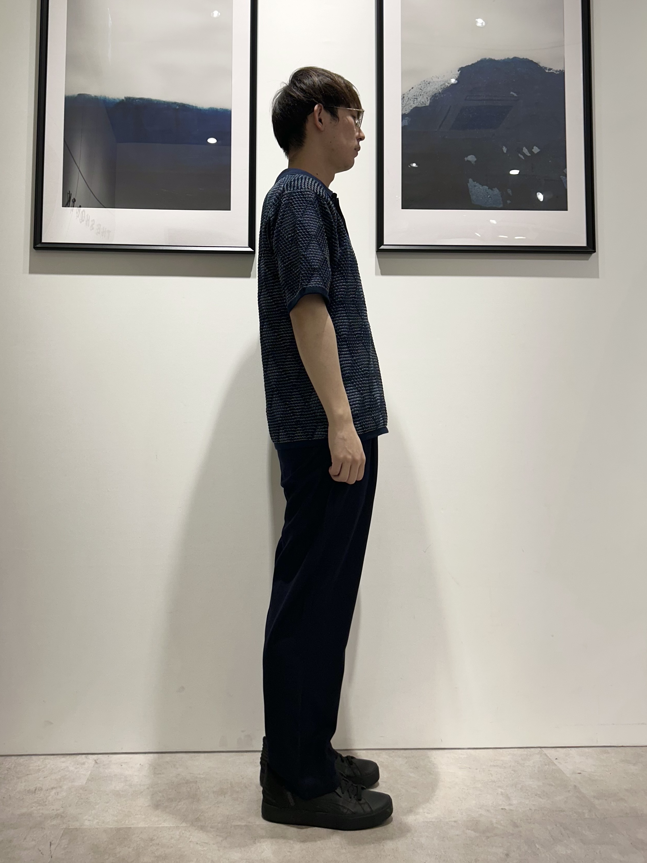 。さんの「THE SHOP TK｜【主張しすぎない配色バランス】アーガイルメッシュポロ半袖Tシャツ 洗濯機OK」を使ったコーディネート