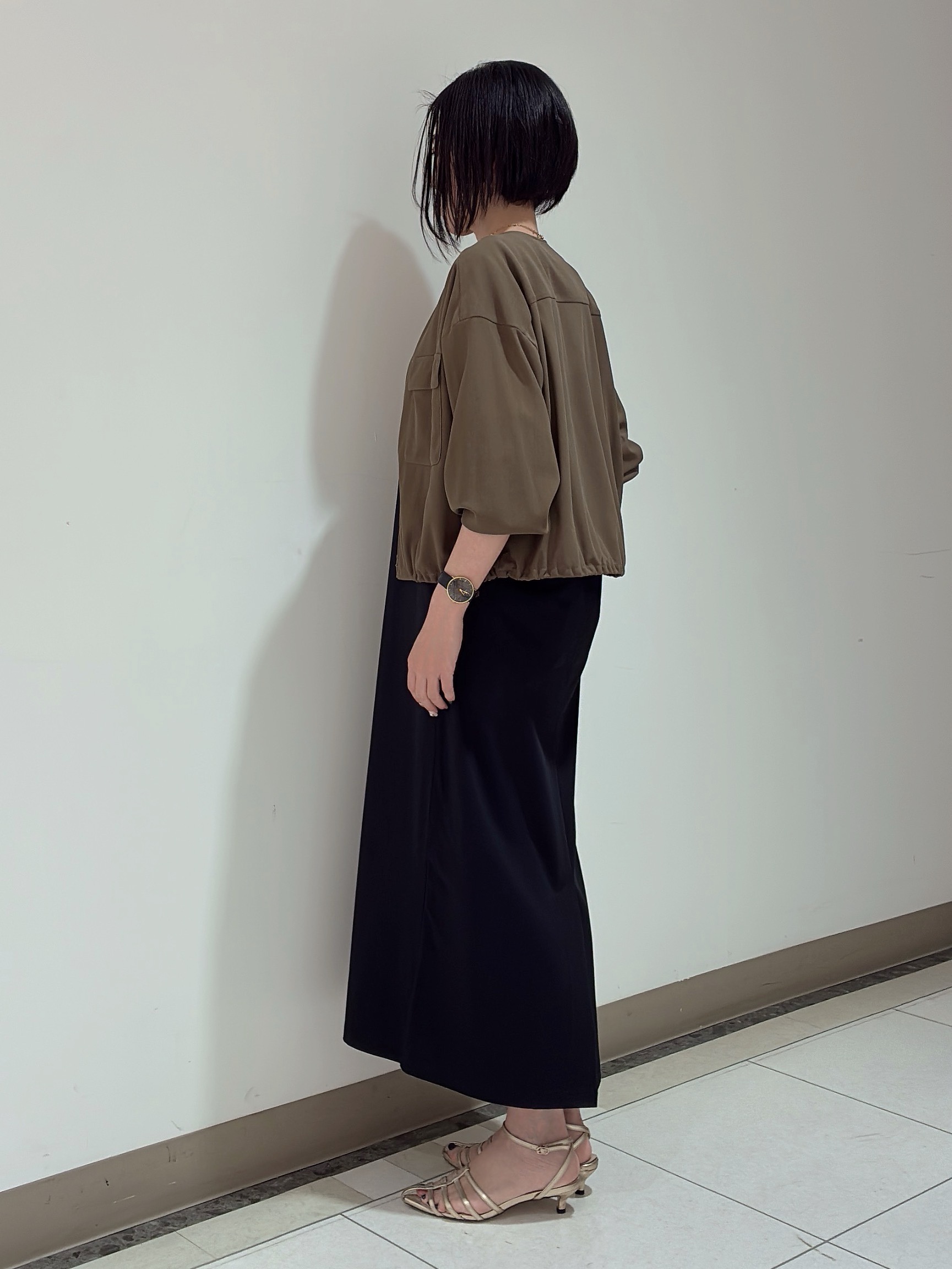 環さんの「UNTITLED｜【古畑星夏さん着用/洗える】シアーブルゾン」を使ったコーディネート