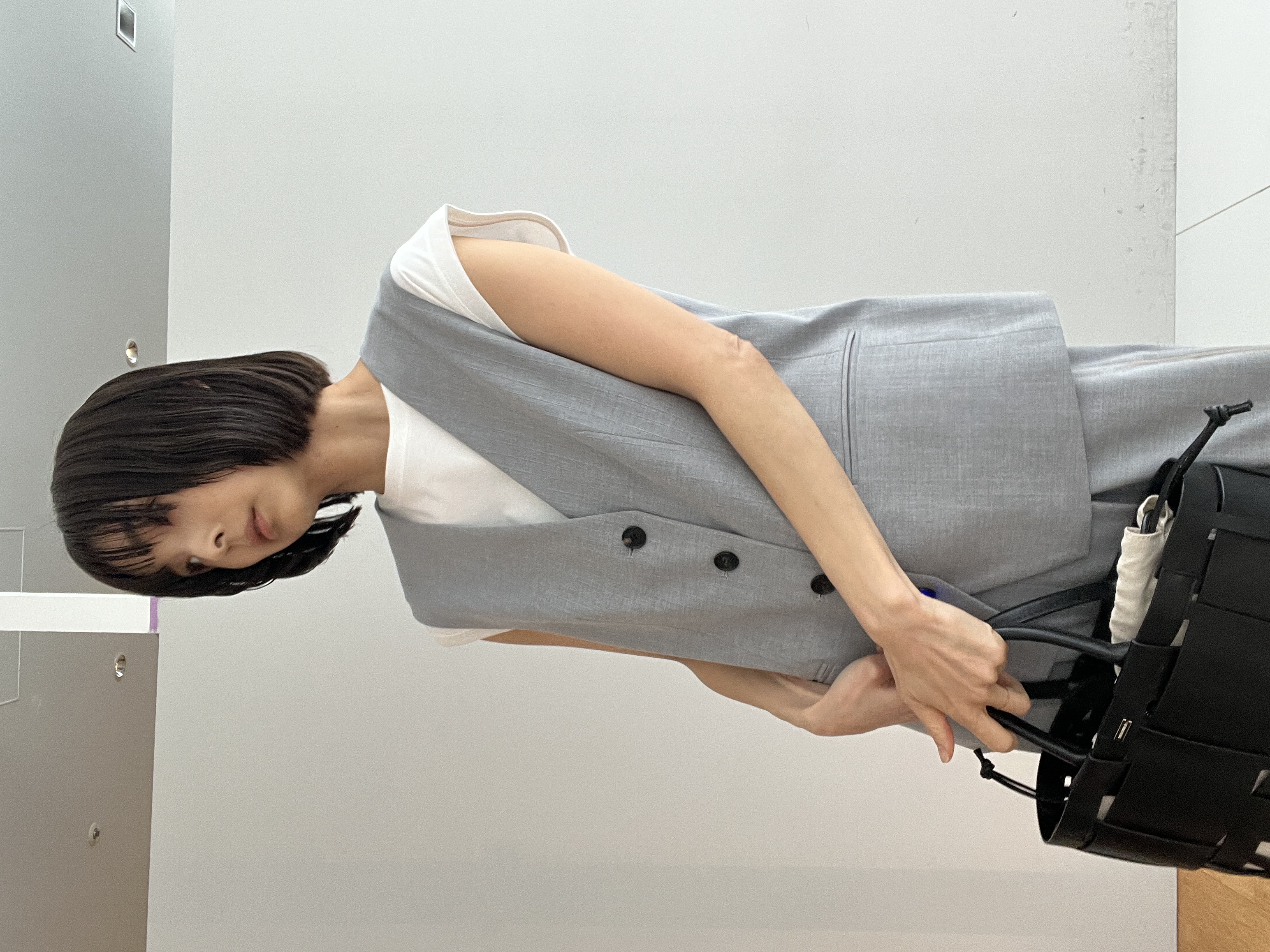 misaさんの「DRESSTERIOR｜ウーヴンレザートートバック」を使ったコーディネート