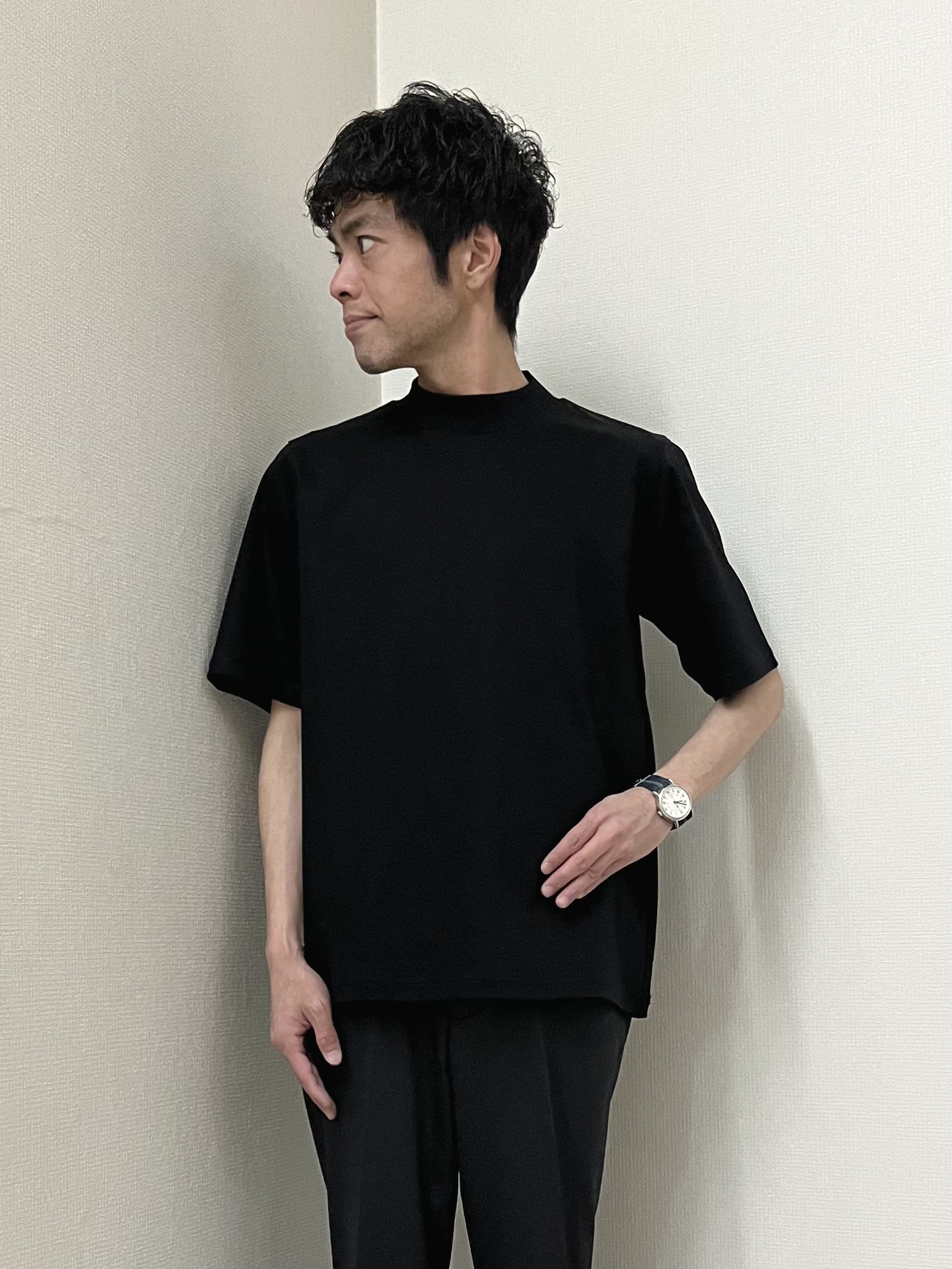 URAさんの「TAKEO KIKUCHI｜【BOWLER HAT LABEL】ピンヘッドジャージ ジャケット」を使ったコーディネート