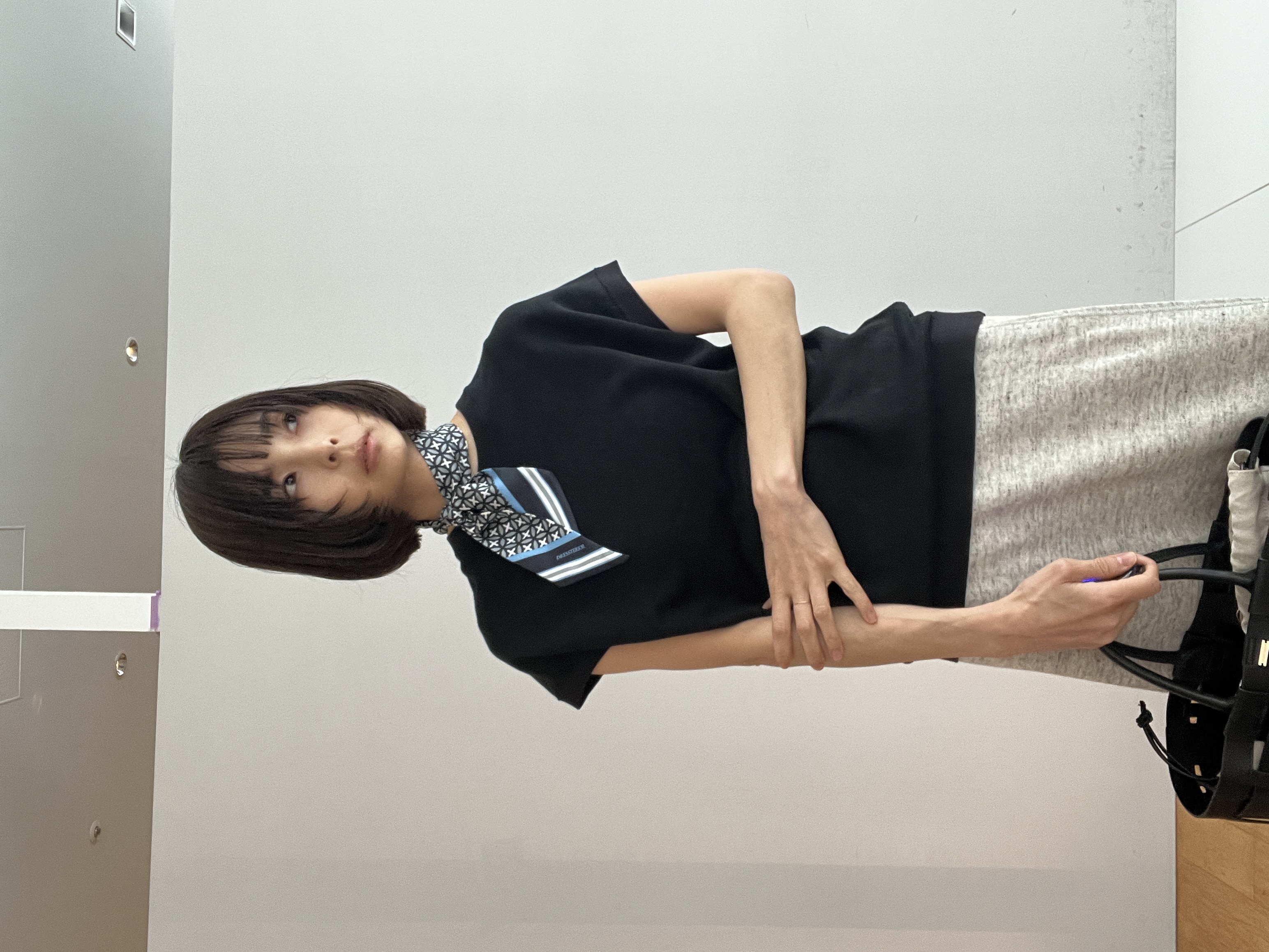 misaさんの「DRESSTERIOR｜ウーヴンレザートートバック」を使ったコーディネート