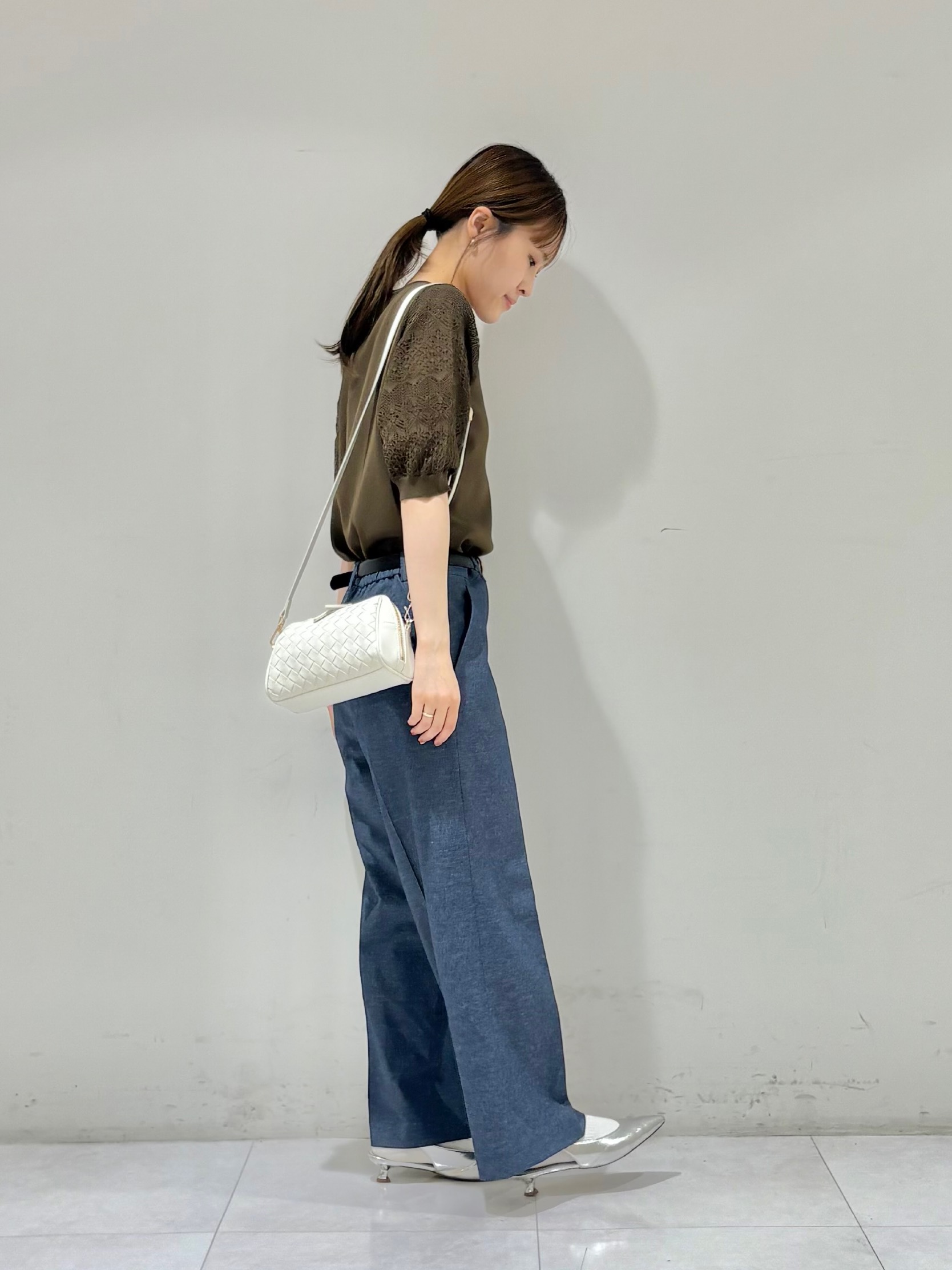 kyokaさんの「UNTITLED｜【洗える】エレガンススリーブニット」を使ったコーディネート