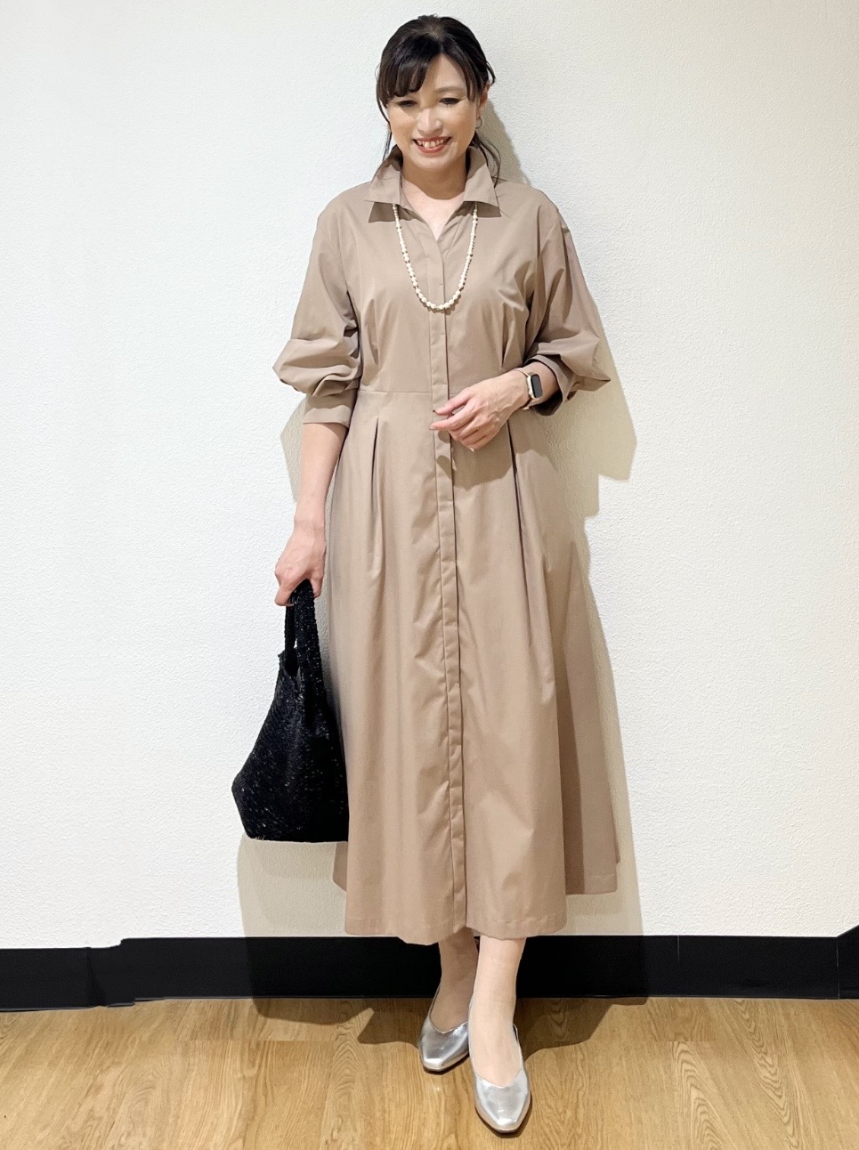 ayaさんの「Reflect｜【レイヤードにおすすめ◎】メッシュ風ドライタッチニット」を使ったコーディネート