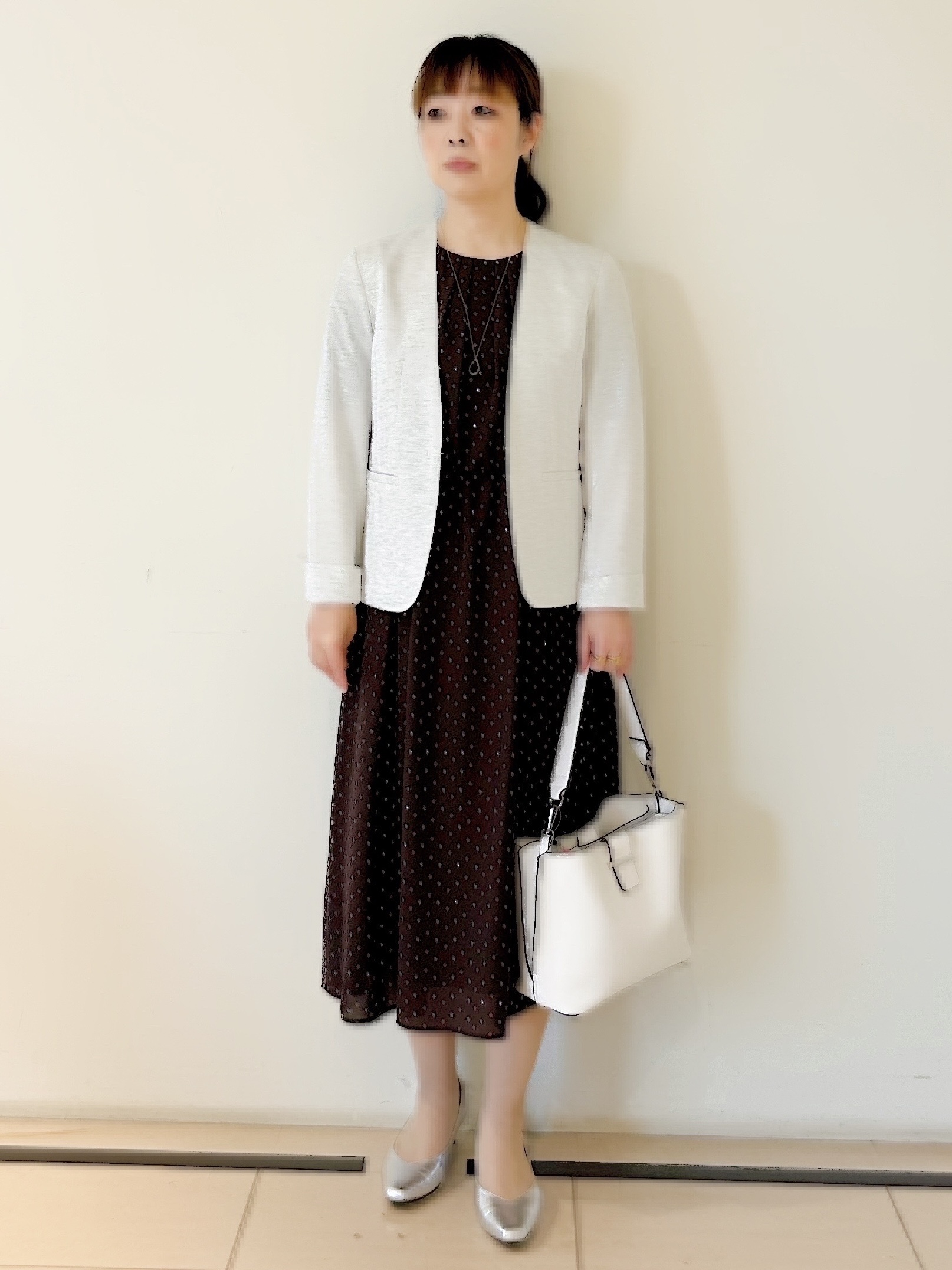 ひーさんの「Reflect｜【SS-4Lサイズ／UVカット／接触冷感】匠ジャケット／ノーカラー」を使ったコーディネート