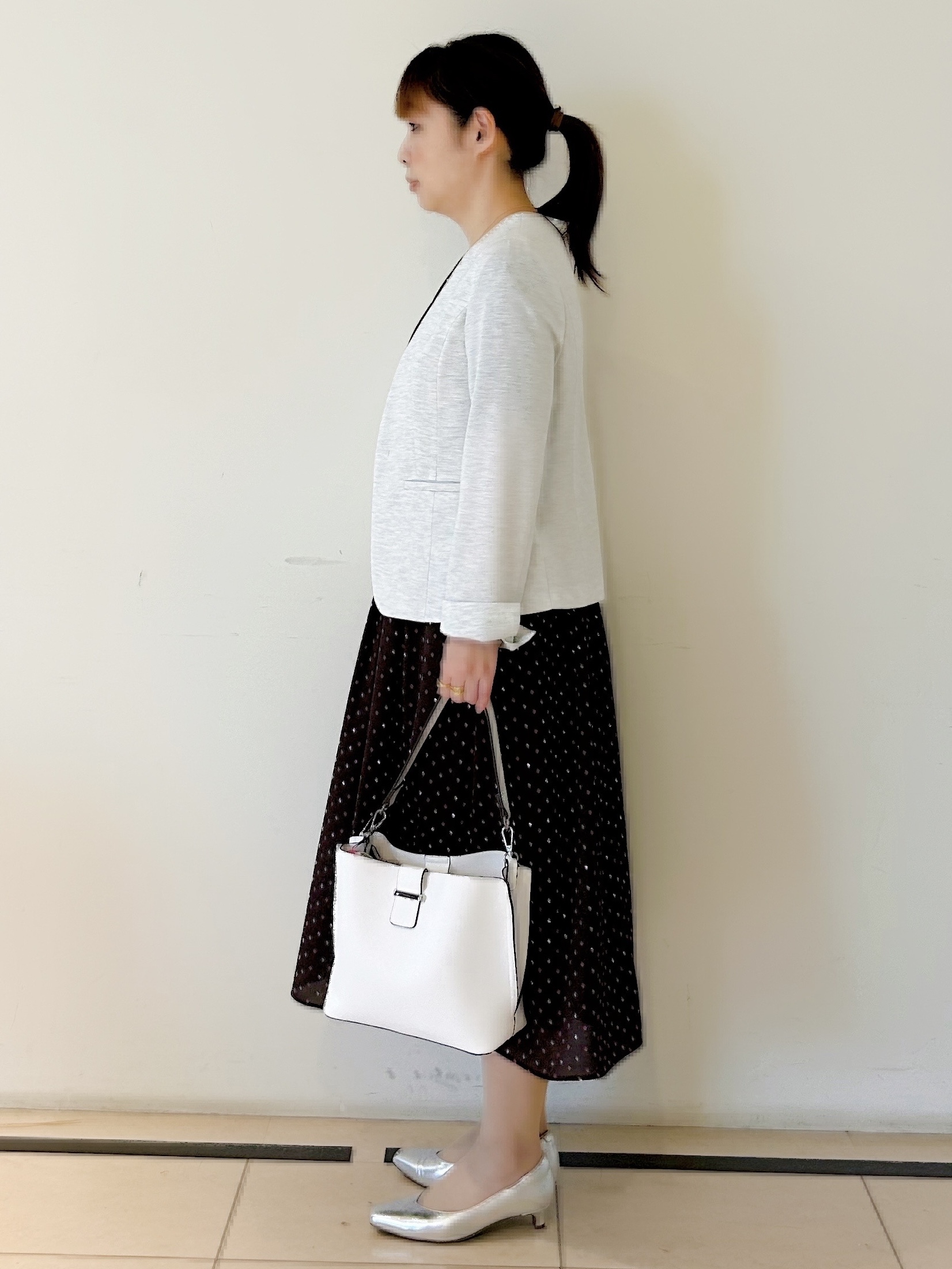 ひーさんの「Reflect｜【SS-4Lサイズ／UVカット／接触冷感】匠ジャケット／ノーカラー」を使ったコーディネート