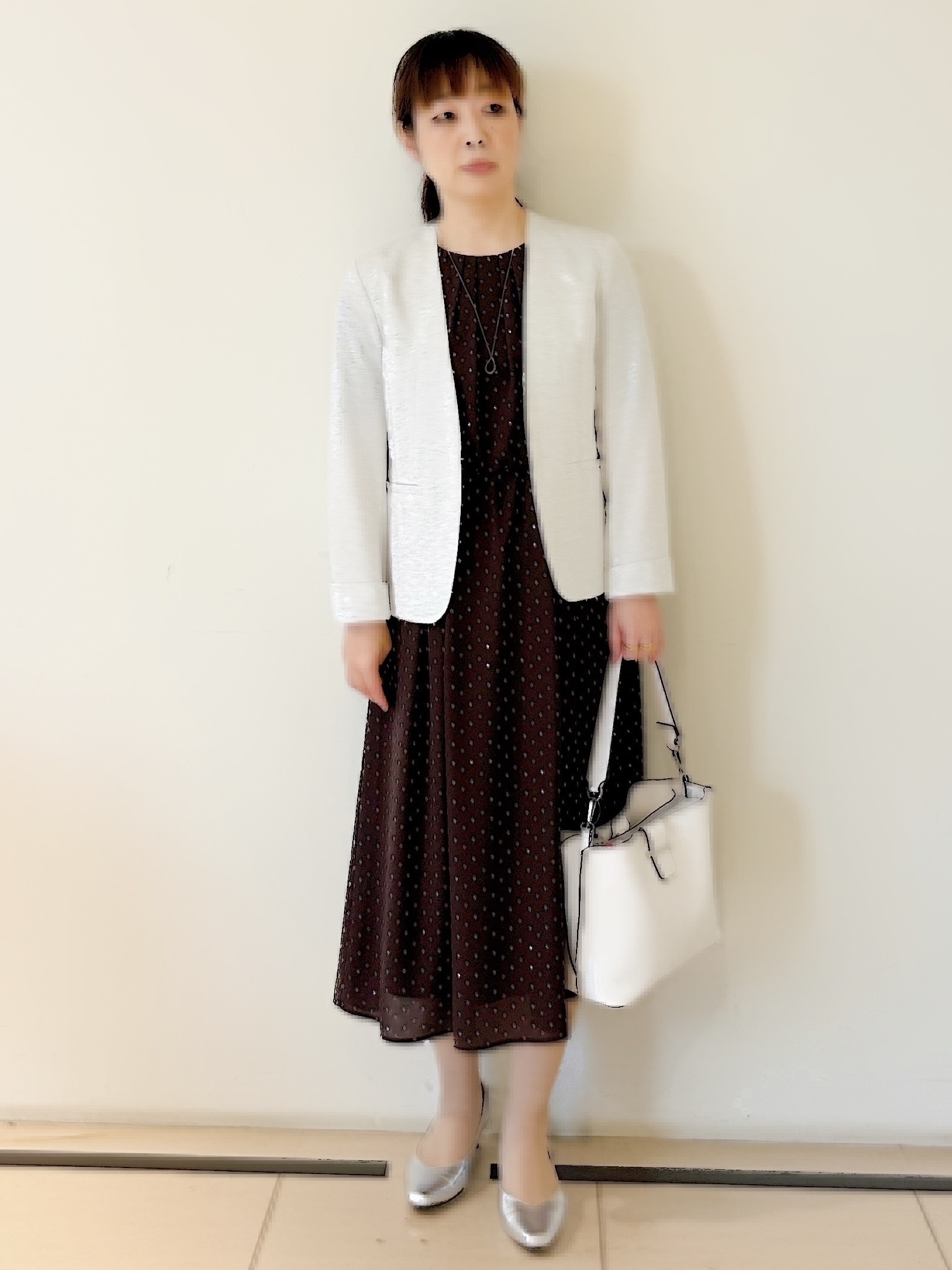 ひーさんの「Reflect｜【SS-4Lサイズ／UVカット／接触冷感】匠ジャケット／ノーカラー」を使ったコーディネート