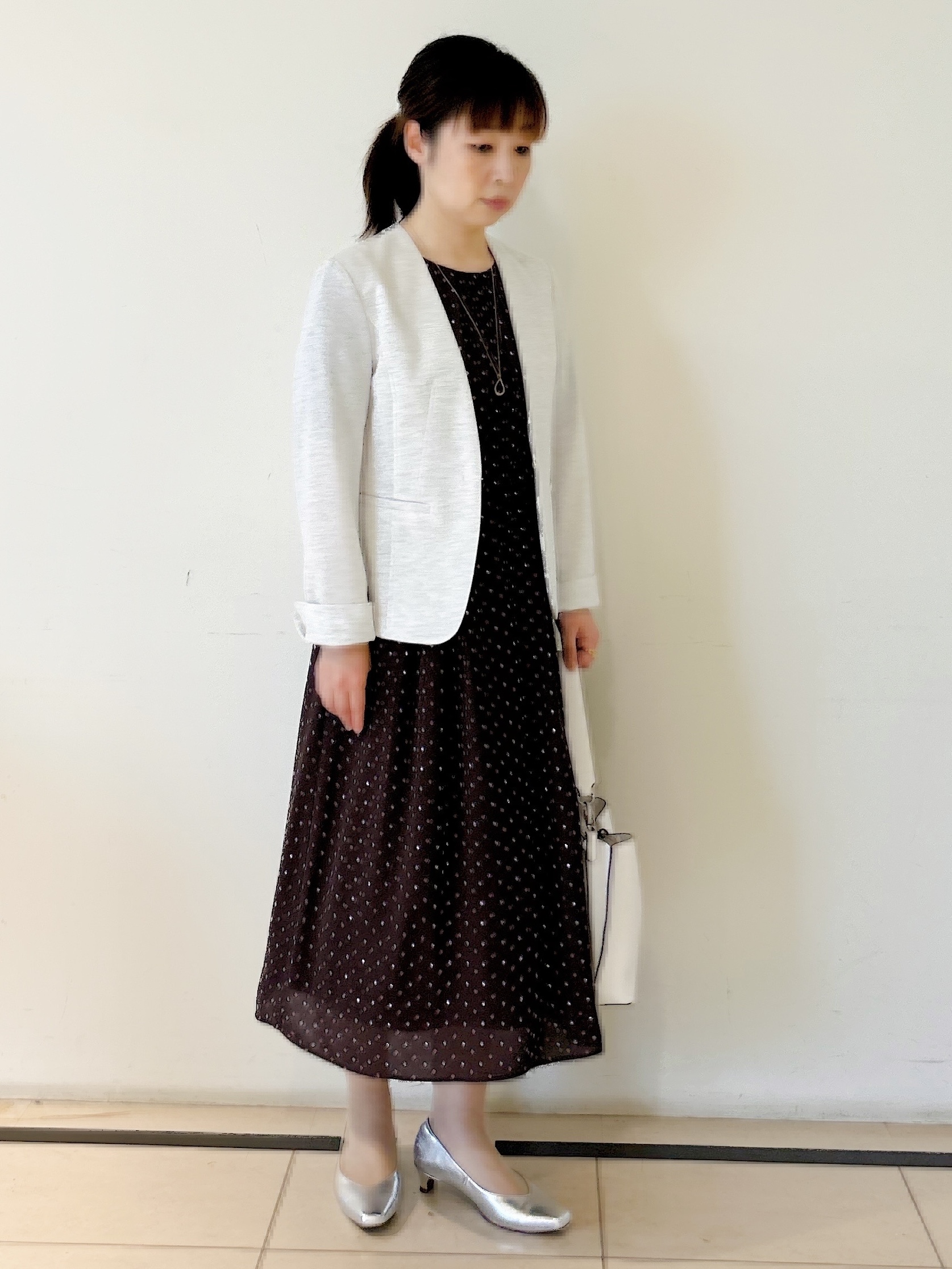 ひーさんの「Reflect｜【SS-4Lサイズ／UVカット／接触冷感】匠ジャケット／ノーカラー」を使ったコーディネート