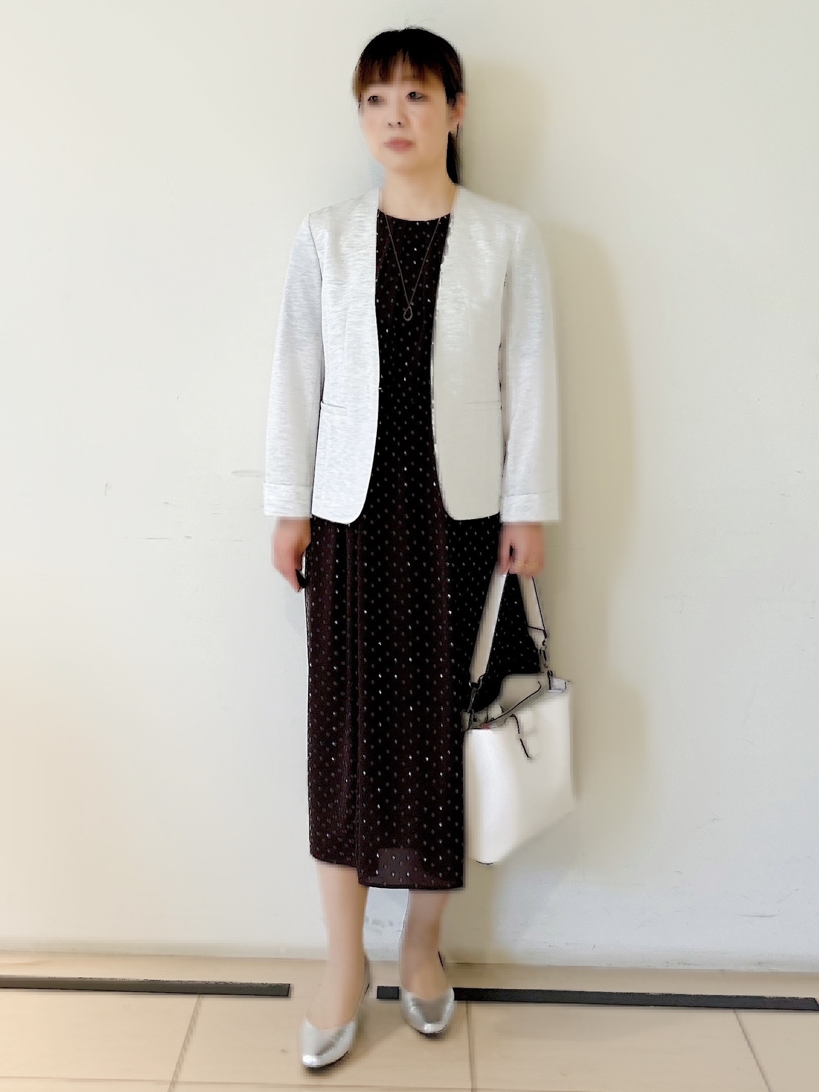 ひーさんの「Reflect｜【SS-4Lサイズ／UVカット／接触冷感】匠ジャケット／ノーカラー」を使ったコーディネート