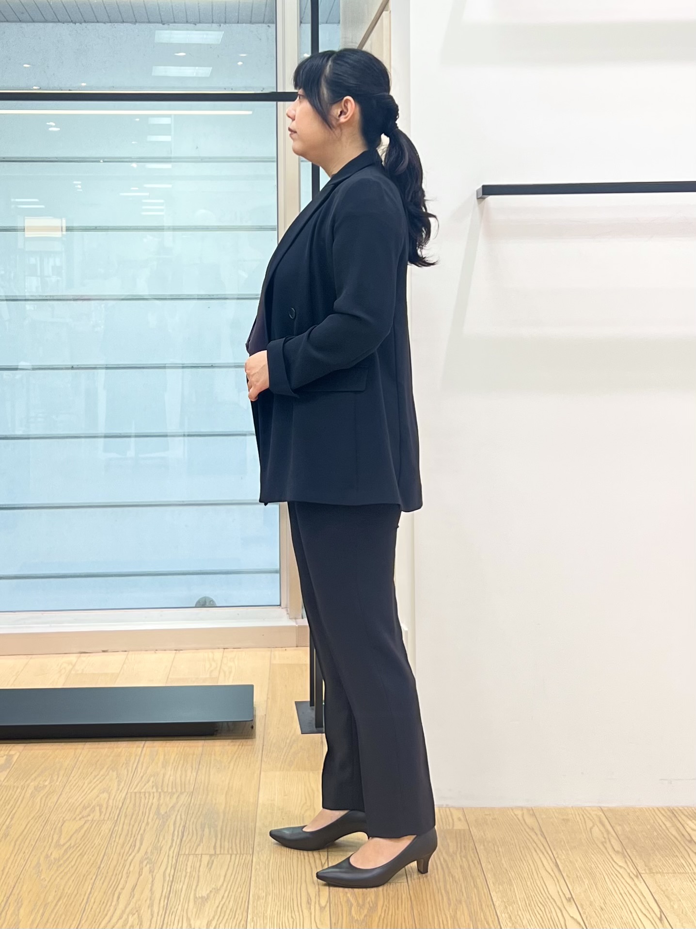 shimaさんの「INDIVI｜【洗える／多機能／SETUP可】着る日傘ダブルジャケット」を使ったコーディネート