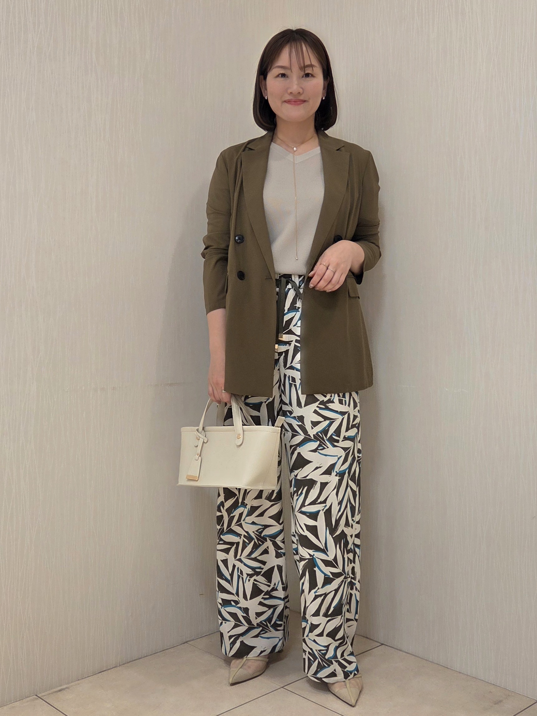 naokoさんの「UNTITLED｜【セットアップ可/接触冷感/通気性】ドライシアーダブルジャケット」を使ったコーディネート