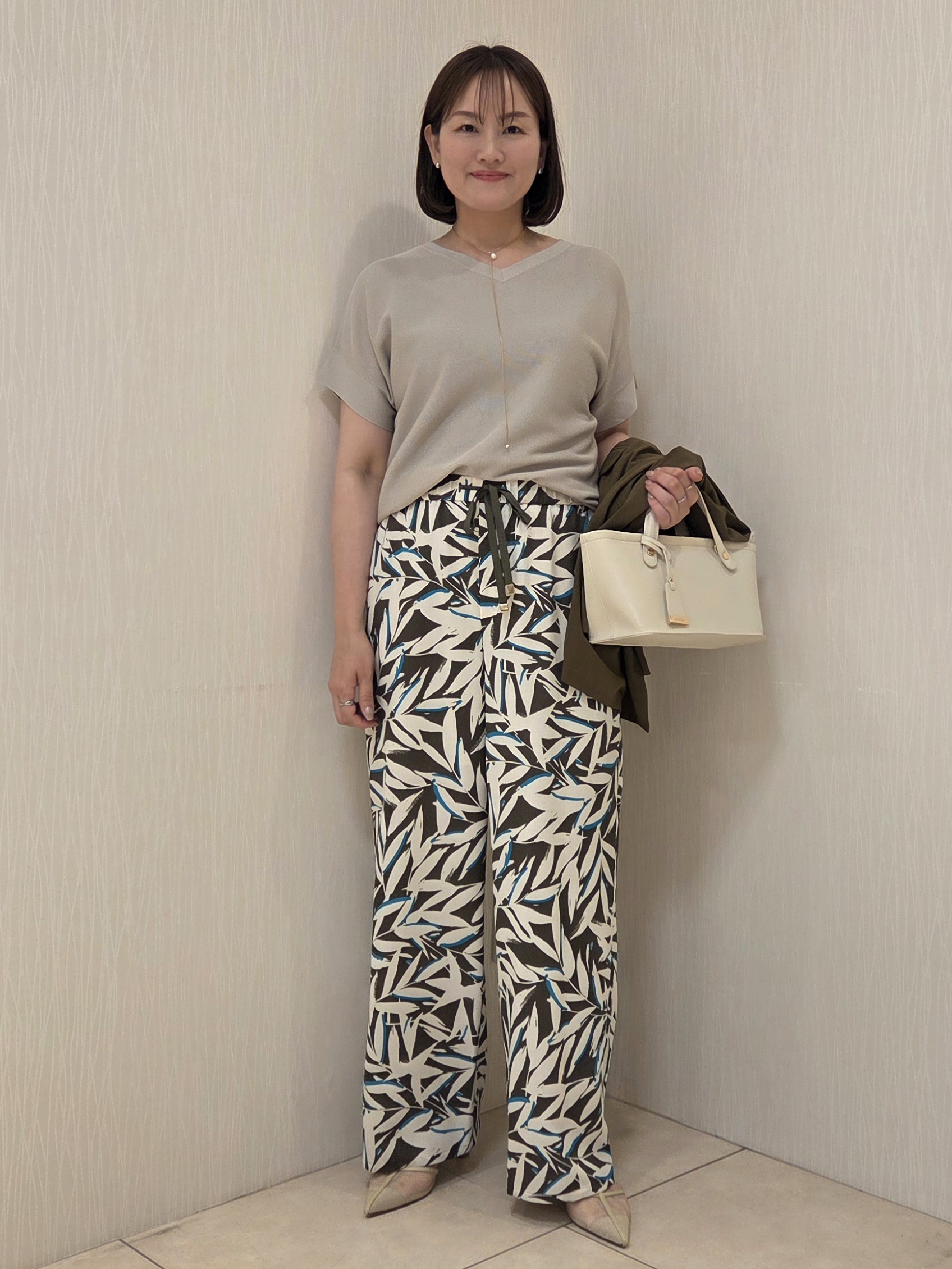 naokoさんの「UNTITLED｜【セットアップ可/接触冷感/通気性】ドライシアーダブルジャケット」を使ったコーディネート