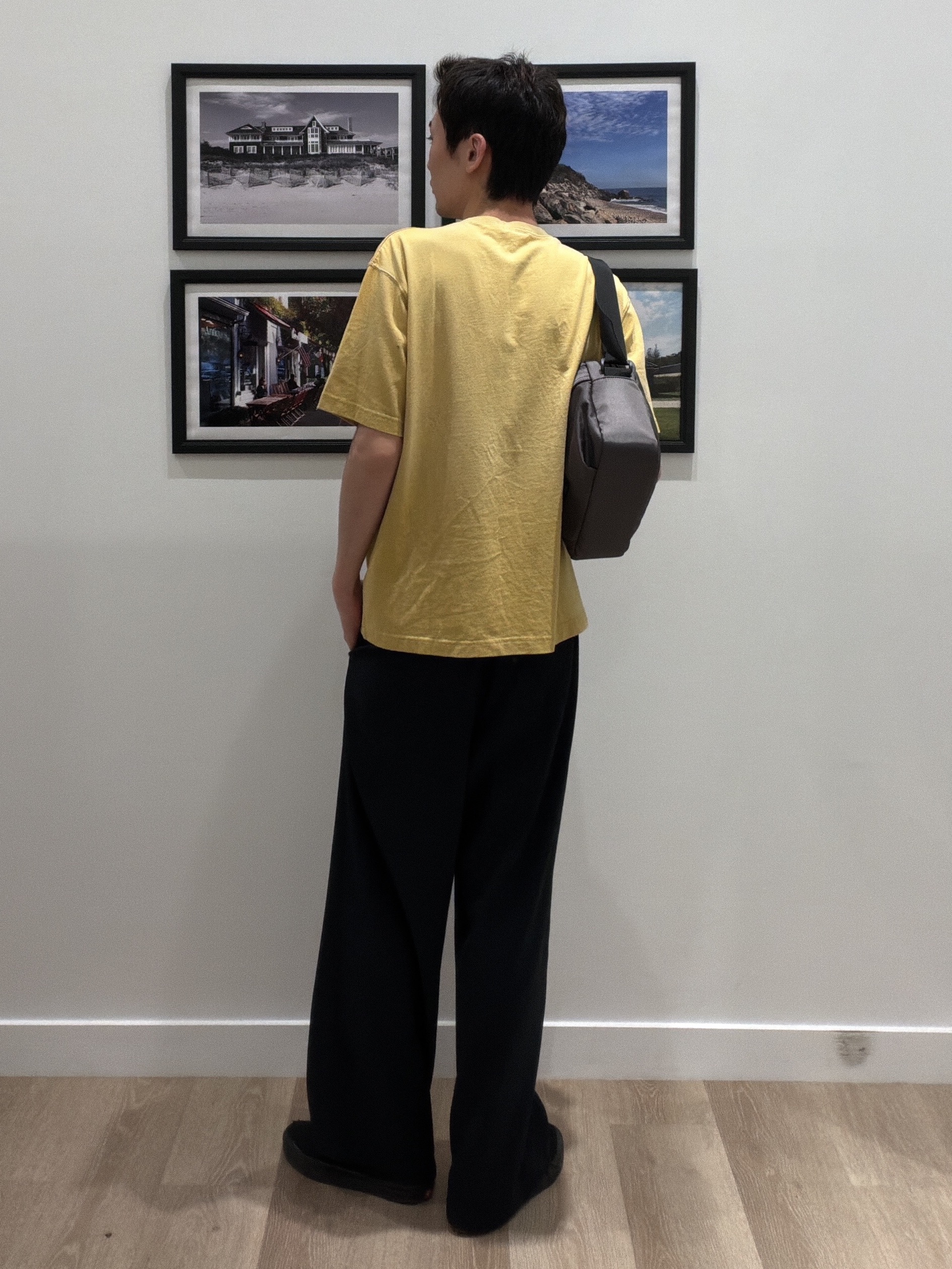 oikawaさんの「Dessin｜【洗える】ヴィンテージ加工 ロゴTシャツ」を使ったコーディネート