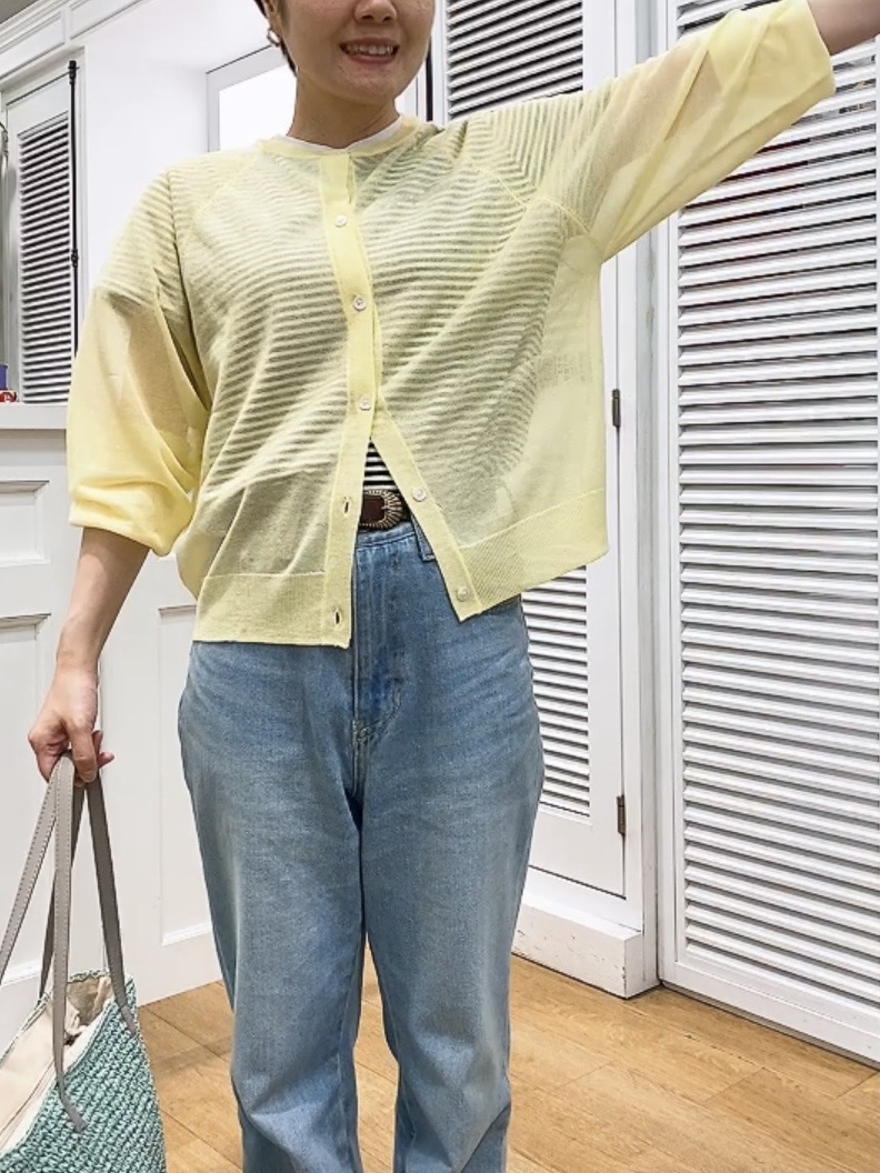 Hamaさんの「Dessin｜お守りカーディガン -ウォッシャブル-」を使ったコーディネート