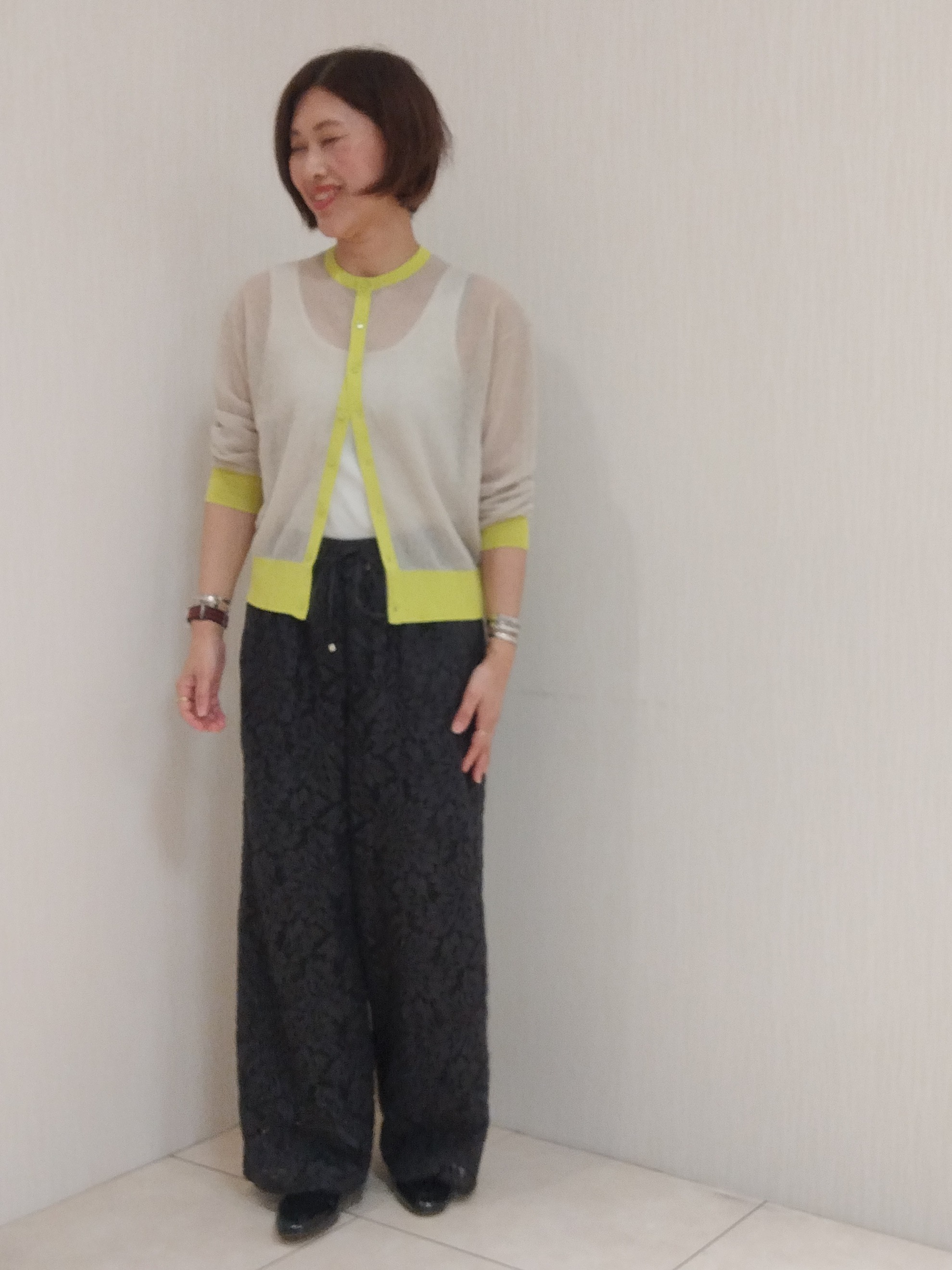 u&minus;macoさんの「UNTITLED｜コットンテレコタンクトップ」を使ったコーディネート