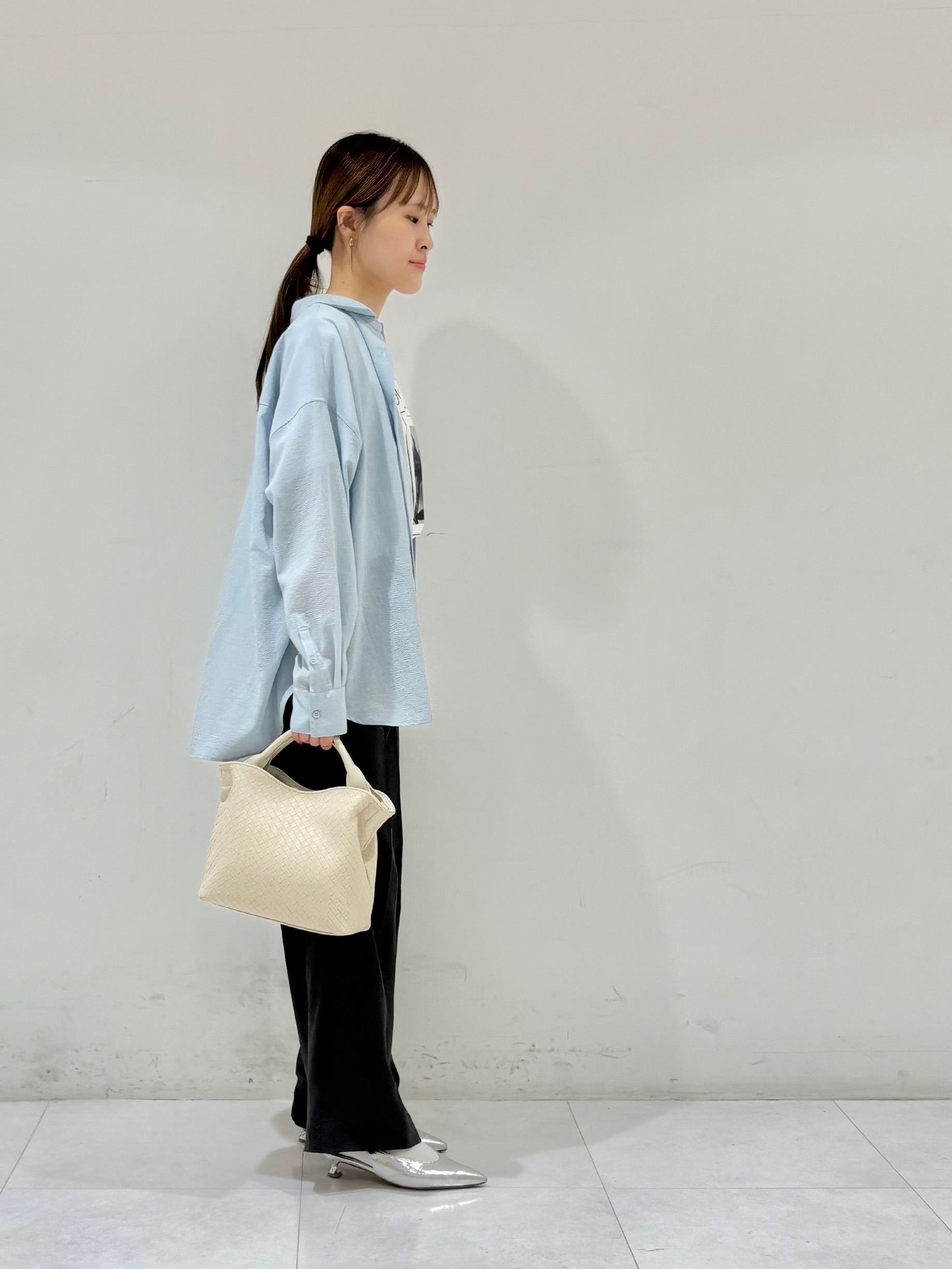kyokaさんの「UNTITLED｜【古畑星夏さん着用/接触冷感】ドライタッチシャツ」を使ったコーディネート