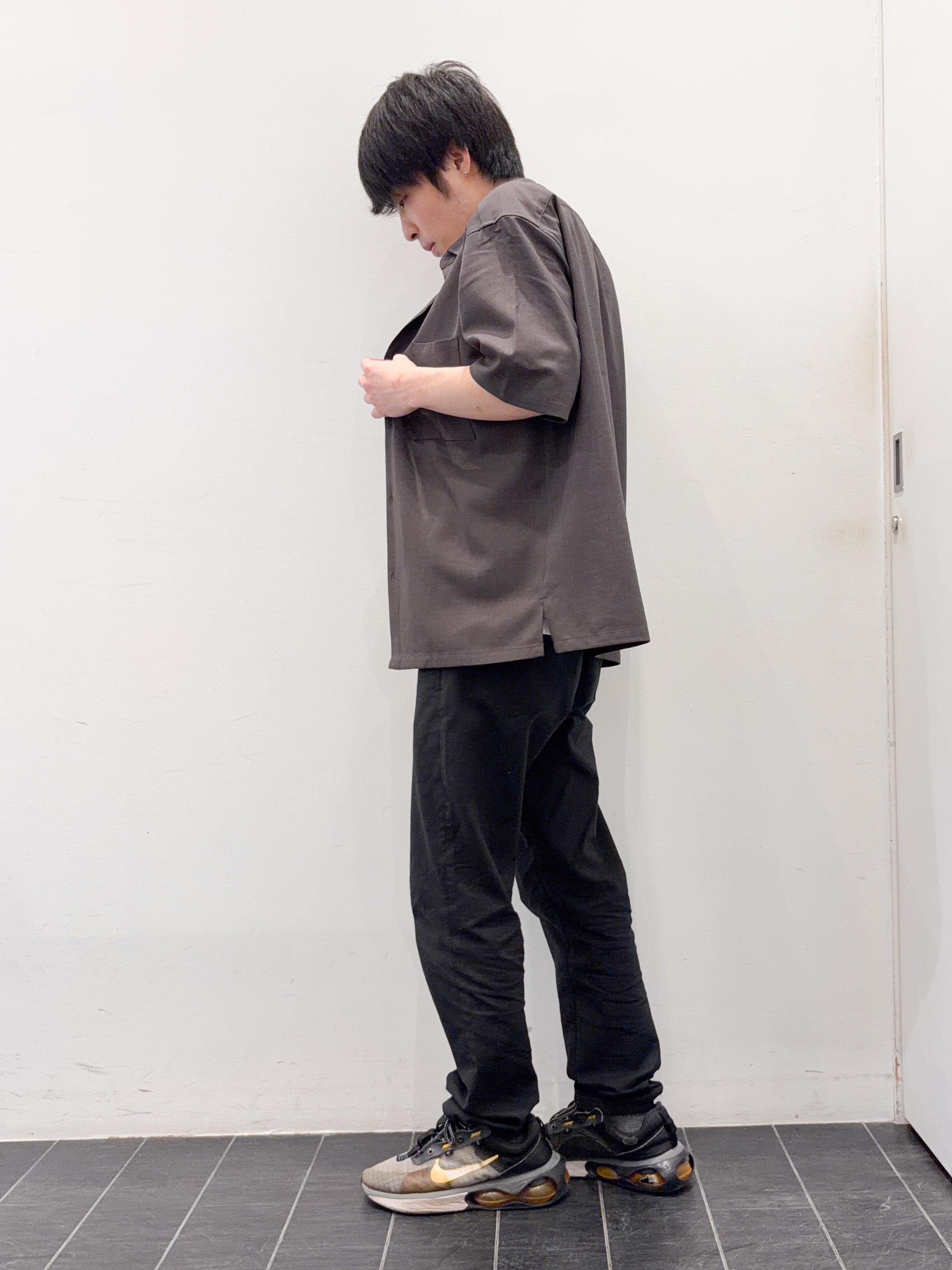 ちびちゃんさんの「THE SHOP TK｜LITE TEX ダブルフラップ半袖シャツ 接触冷感/吸水速乾/UVカット/アンチピリング/イージー」を使ったコーディネート