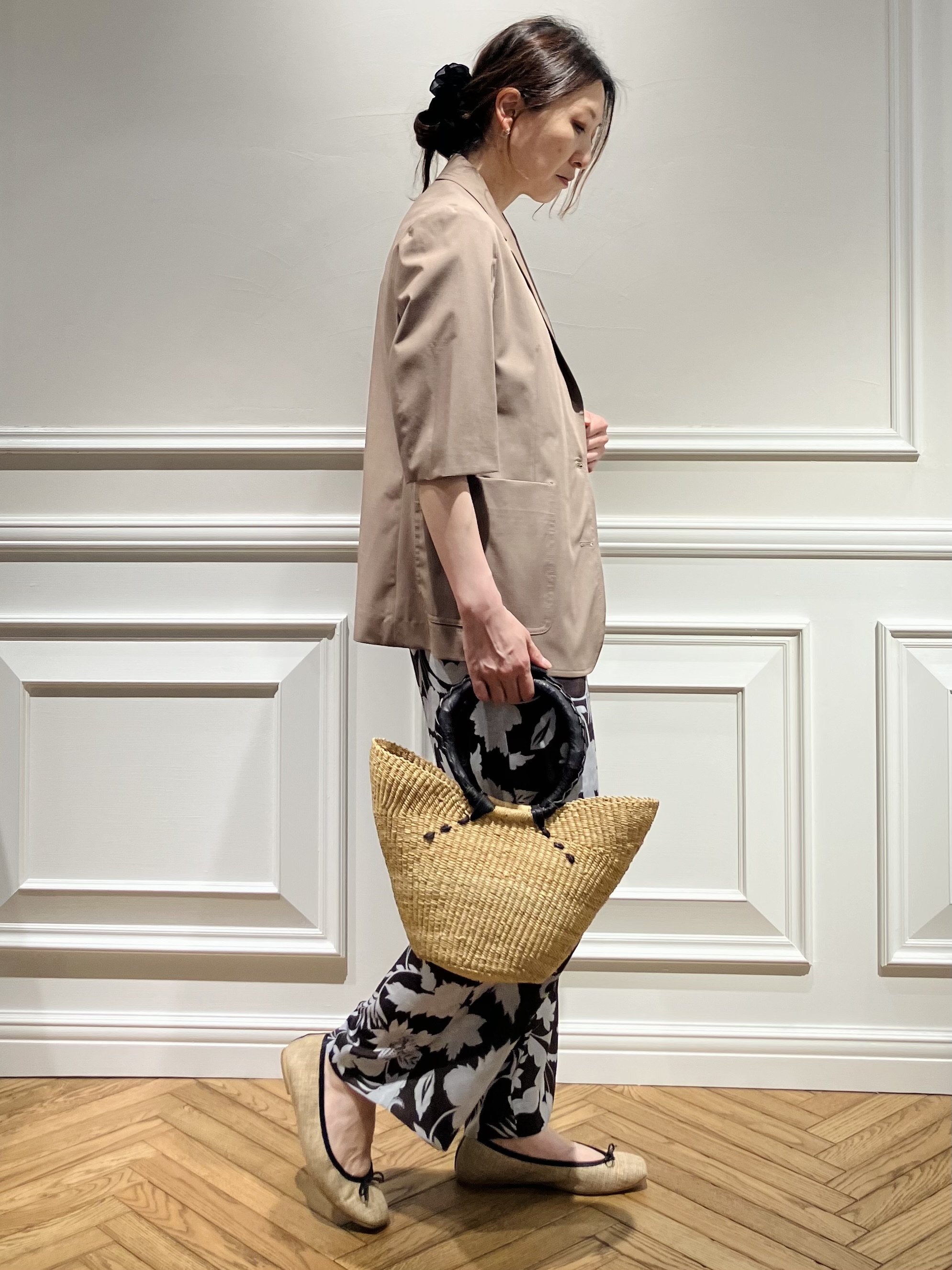 TSUKUIさんの「DRESSTERIOR｜【接触冷感/セットアップ可】 2WAYストレッチスリークオータージャケット」を使ったコーディネート