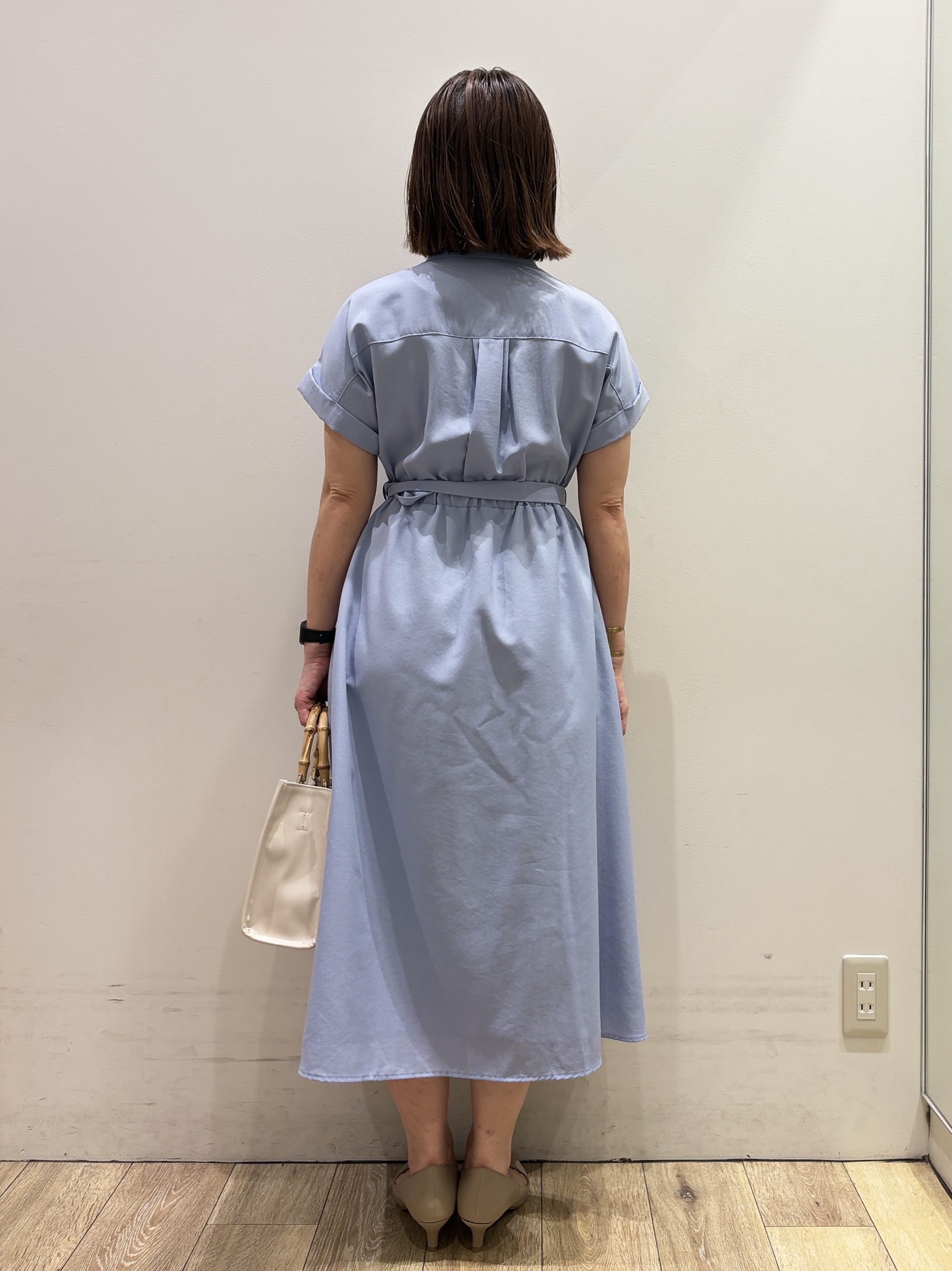 YUKOさんの「index｜【2WAY】バンブーハンドルミドルトートバッグ」を使ったコーディネート