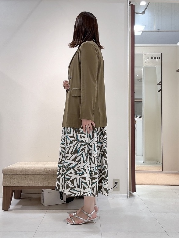 YUIさんの「UNTITLED｜【セットアップ可/接触冷感/通気性】ドライシアーダブルジャケット」を使ったコーディネート
