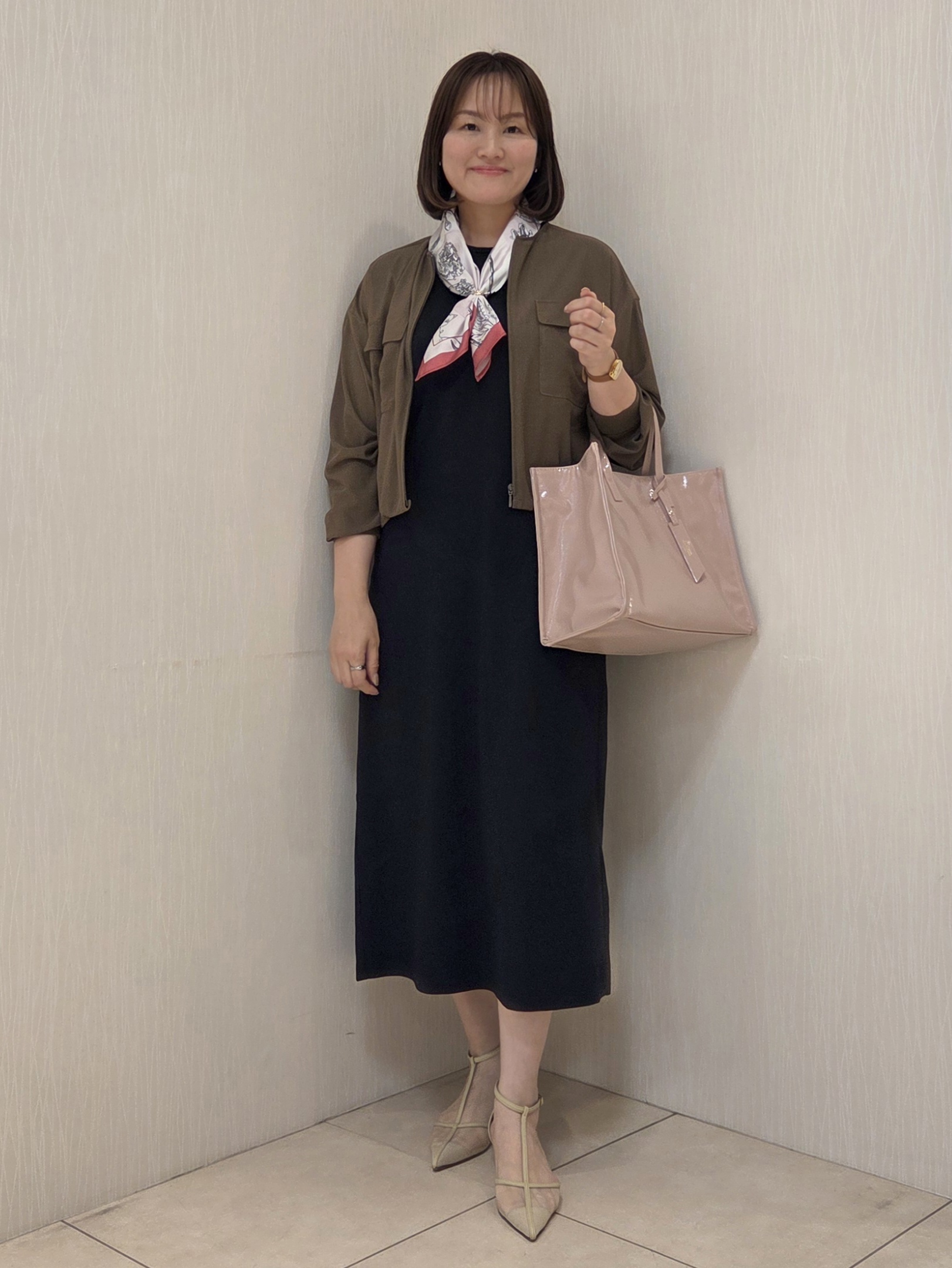 naokoさんの「UNTITLED｜【古畑星夏さん着用/洗える】シアーブルゾン」を使ったコーディネート