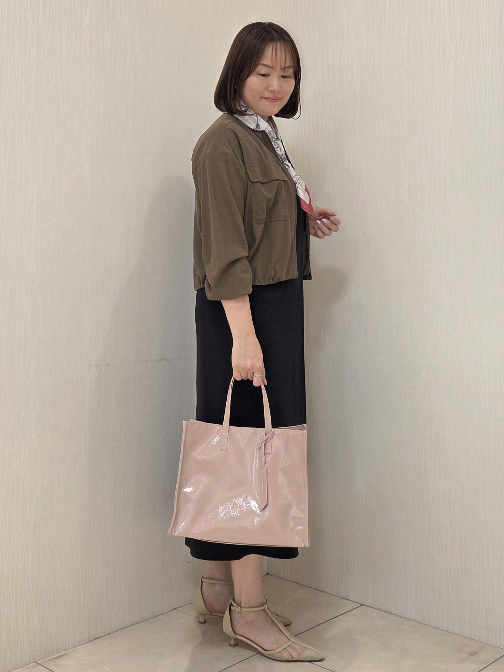 naokoさんの「UNTITLED｜【古畑星夏さん着用/洗える】シアーブルゾン」を使ったコーディネート