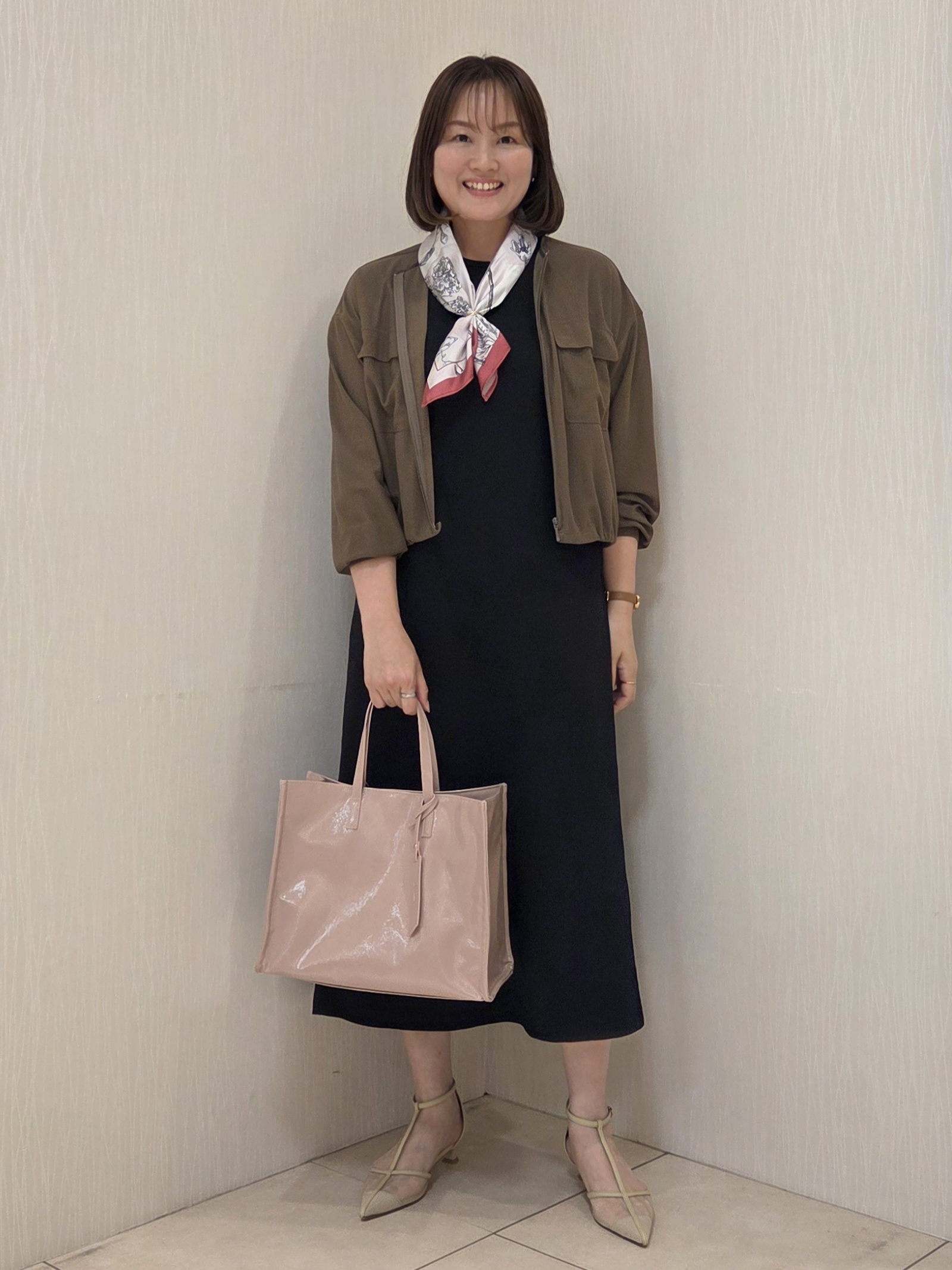 naokoさんの「UNTITLED｜【古畑星夏さん着用/洗える】シアーブルゾン」を使ったコーディネート