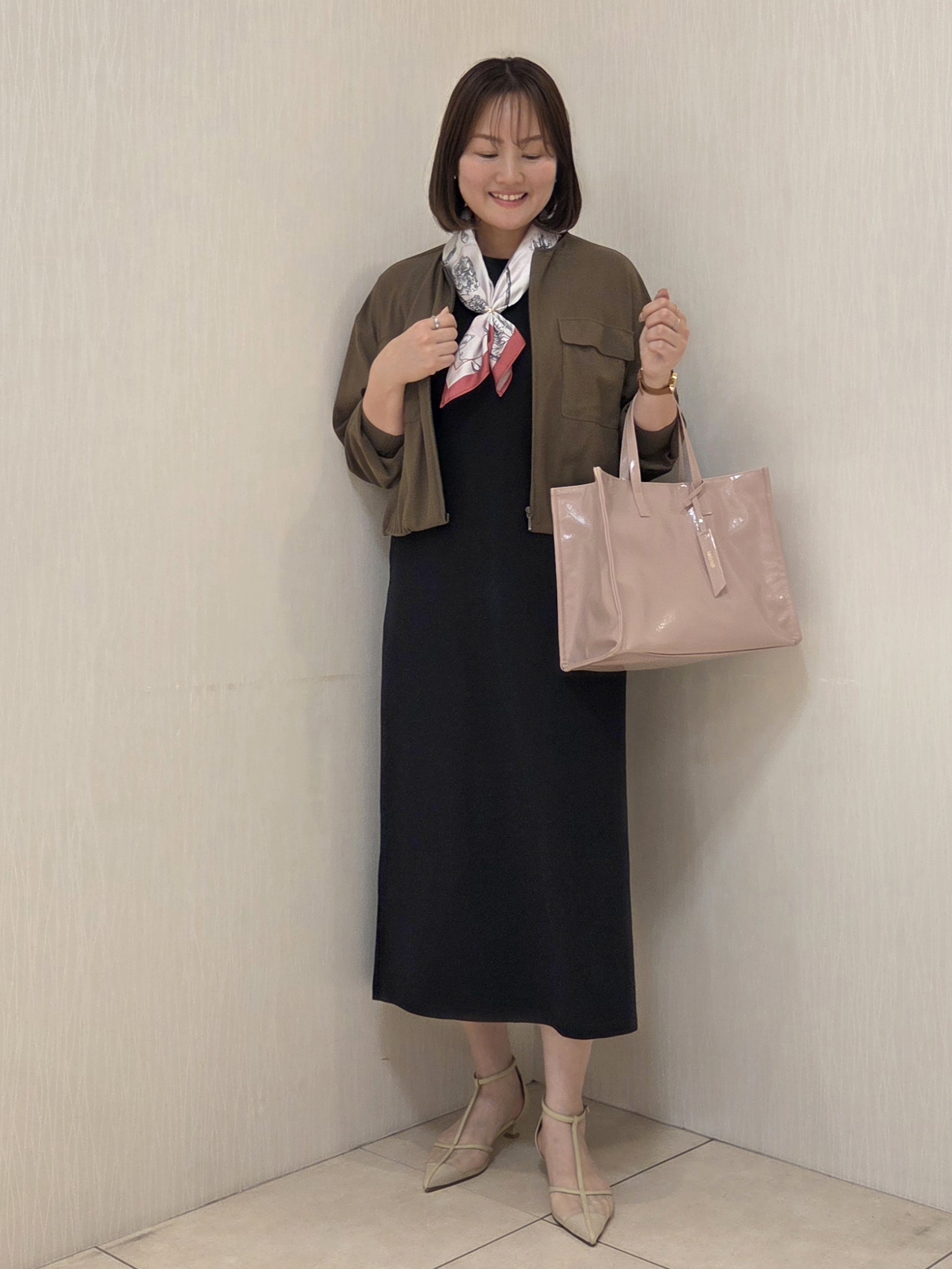 naokoさんの「UNTITLED｜【古畑星夏さん着用/洗える】シアーブルゾン」を使ったコーディネート