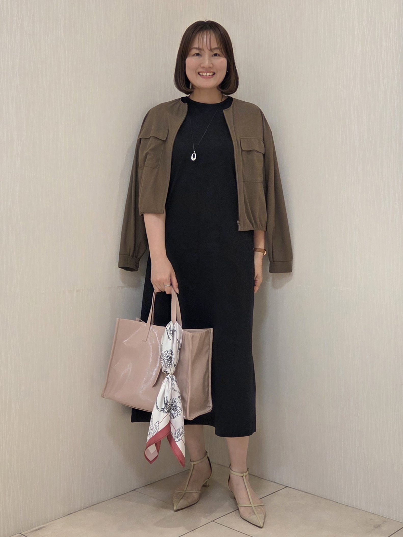 naokoさんの「UNTITLED｜【古畑星夏さん着用/洗える】シアーブルゾン」を使ったコーディネート