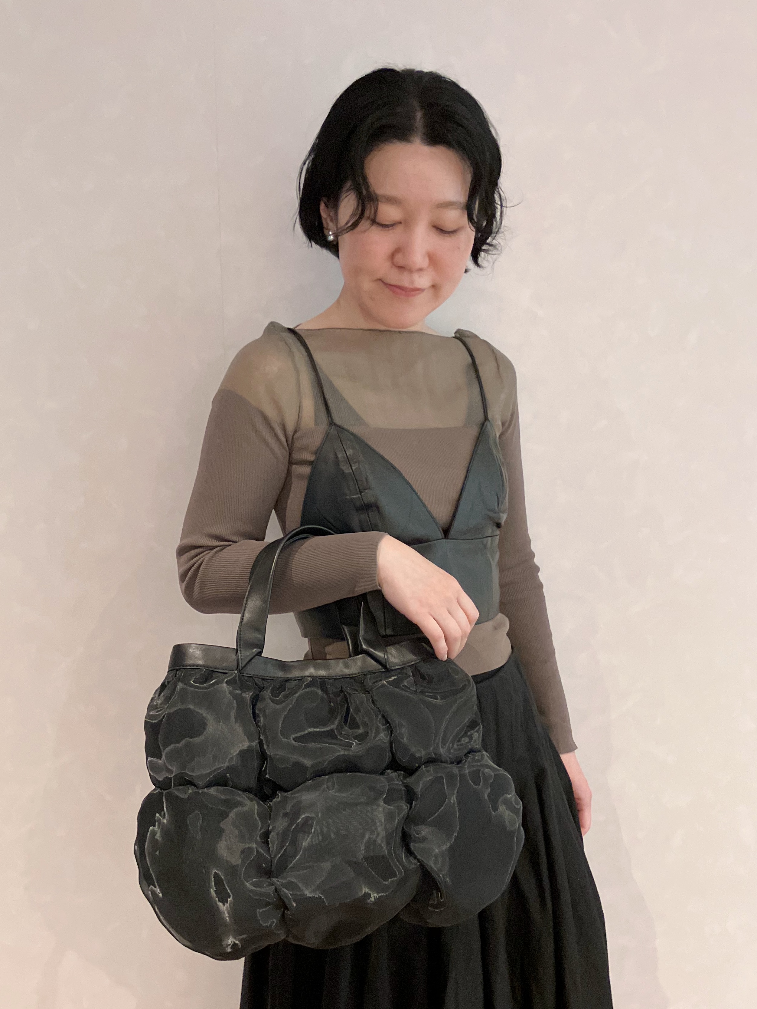 Cさんの「HIROKO HAYASHI｜FABRE（ファーブル）ハンドバッグ」を使ったコーディネート