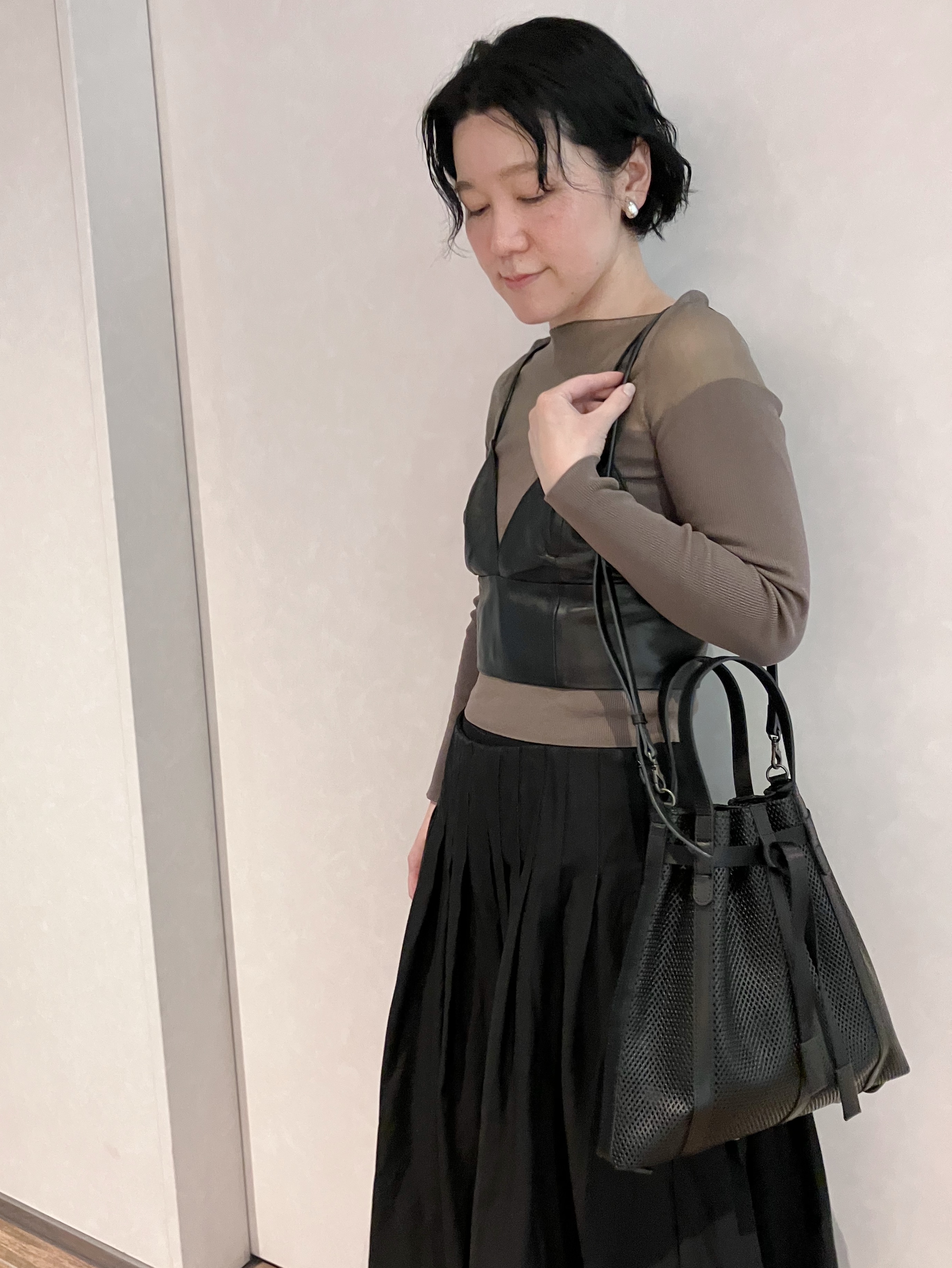 Cさんの「HIROKO HAYASHI｜PANIER（パニエ）2wayショルダーバッグ」を使ったコーディネート