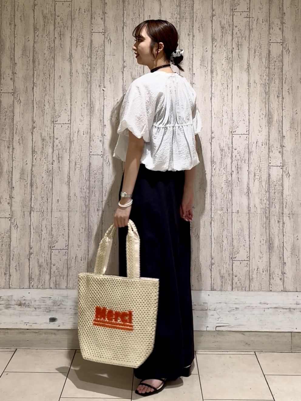 YUKAさんの「UNTITLED｜バルーンデザインブラウス【洗濯機OK】」を使ったコーディネート