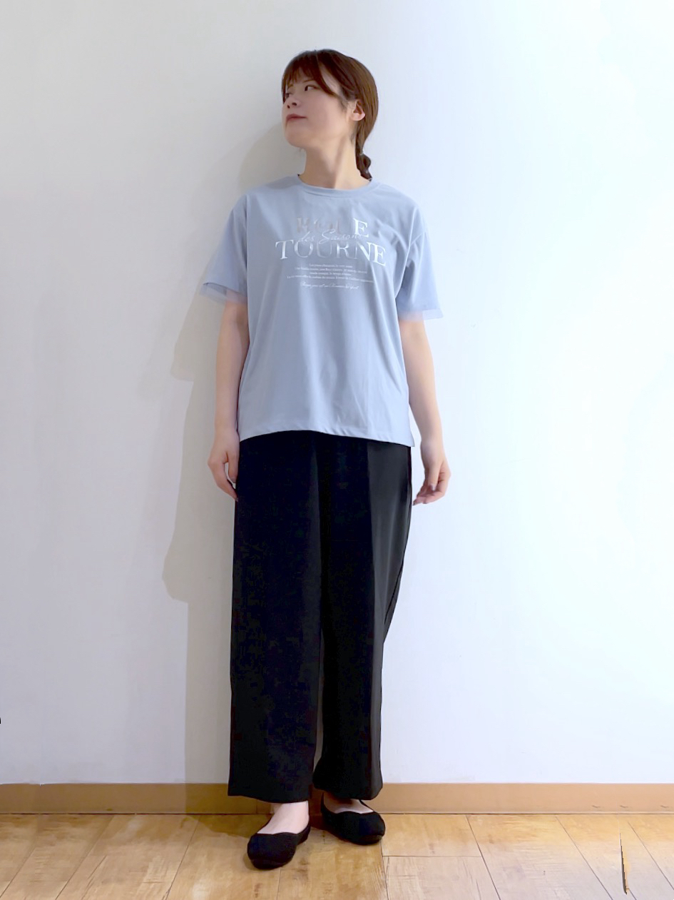 かのさんの「SHOO･LA･RUE｜【洗濯機可/UV/S-LL】程よい透け感 ノーカラーシアーブルゾン」を使ったコーディネート