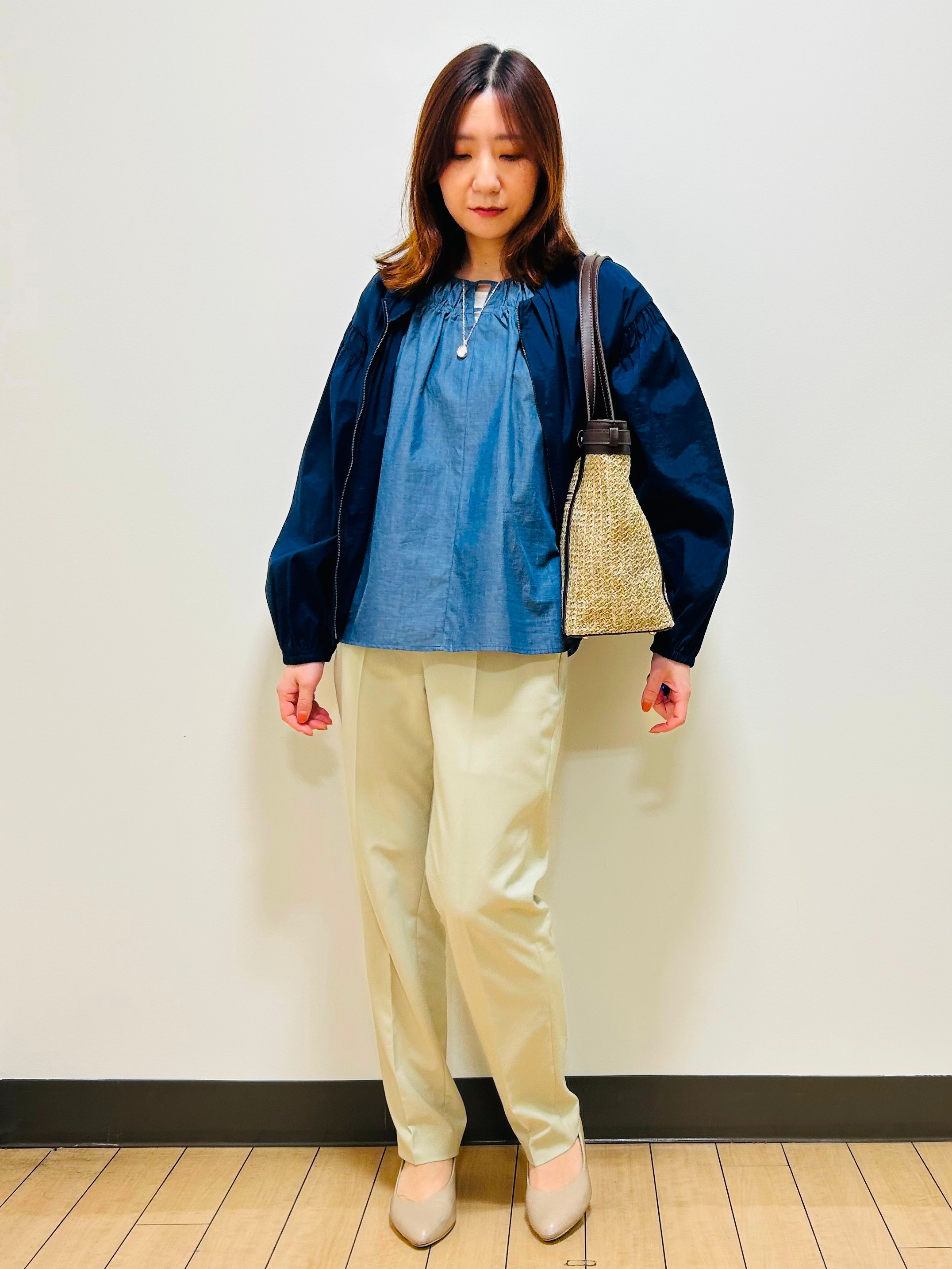 miiiさんの「Reflect｜フロントファスナーシアーブルゾン」を使ったコーディネート