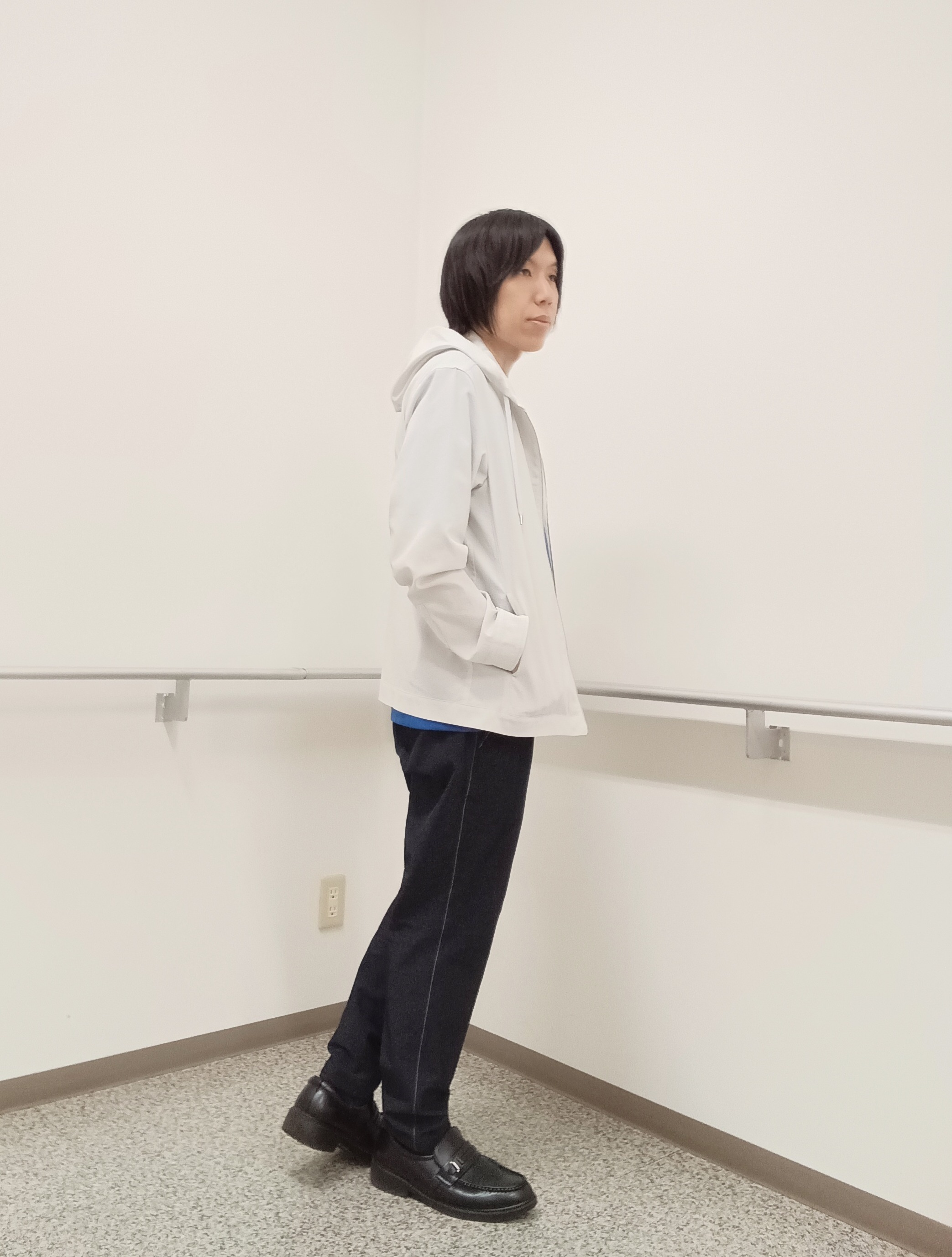 moritaさんの「TAKEO KIKUCHI｜【撥水・洗える・シワになりにくい】 リランチェ（R） フードブルゾン」を使ったコーディネート