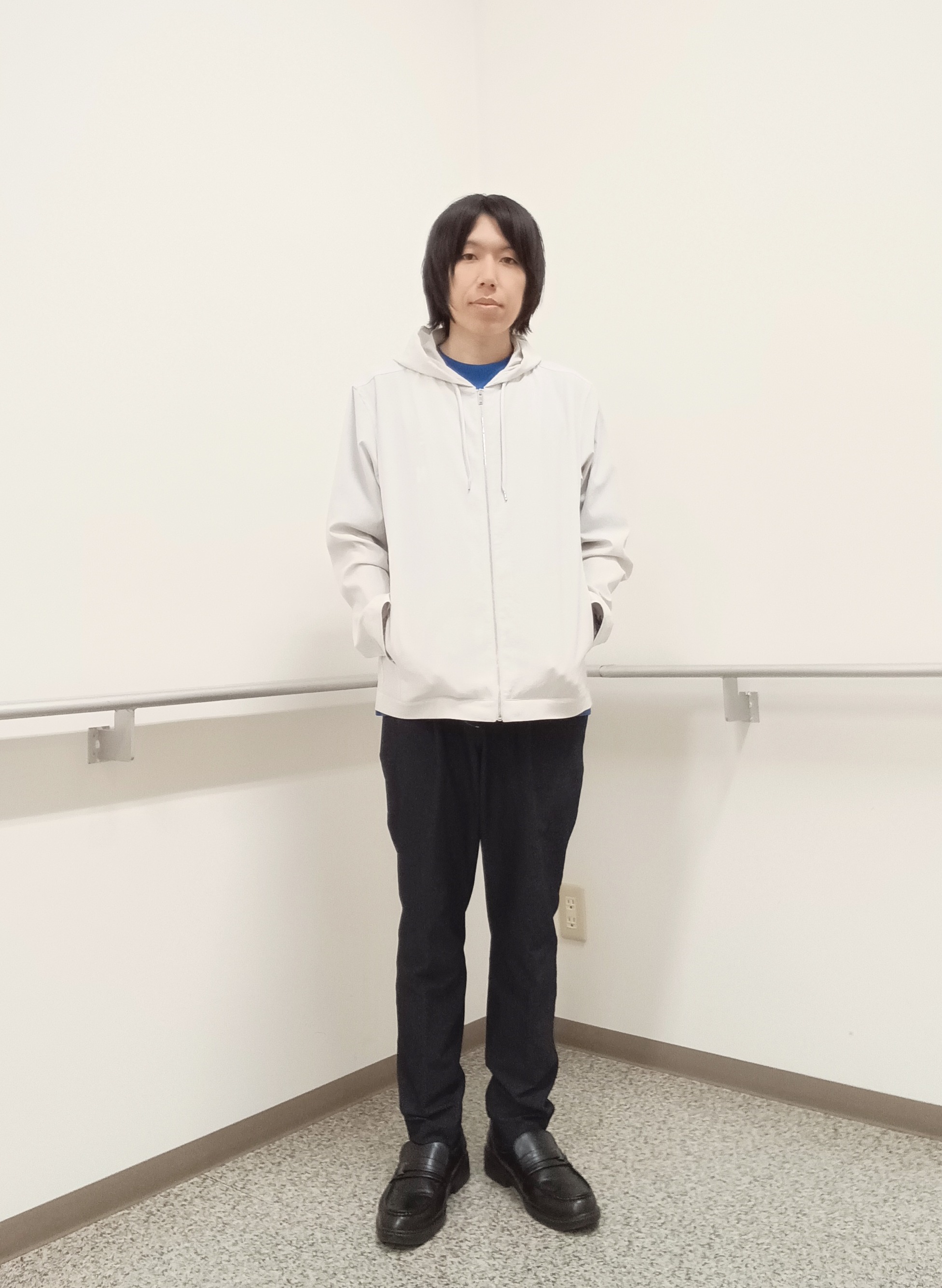 moritaさんの「TAKEO KIKUCHI｜【撥水・洗える・シワになりにくい】 リランチェ（R） フードブルゾン」を使ったコーディネート