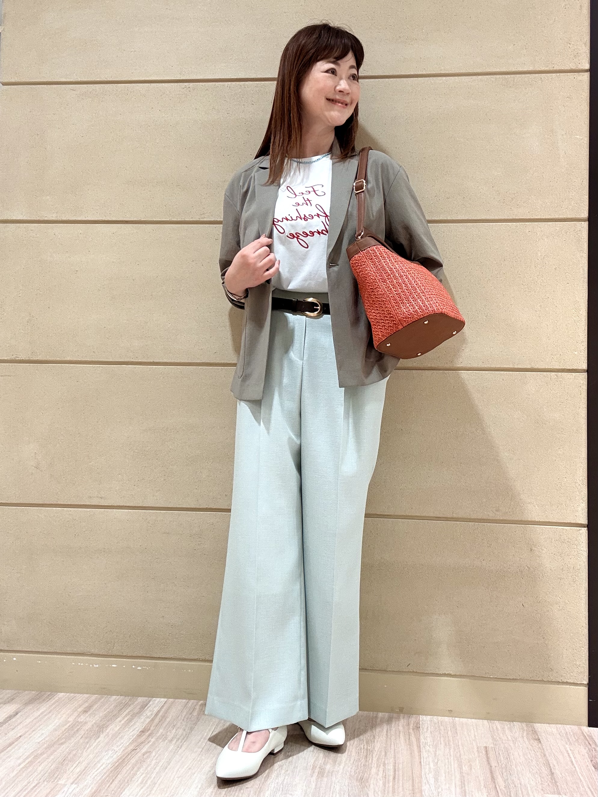 Marさんの「Reflect｜【SS-4Lサイズ／接触冷感／シワになりにくい】リラクシーテーラードジャケット」を使ったコーディネート