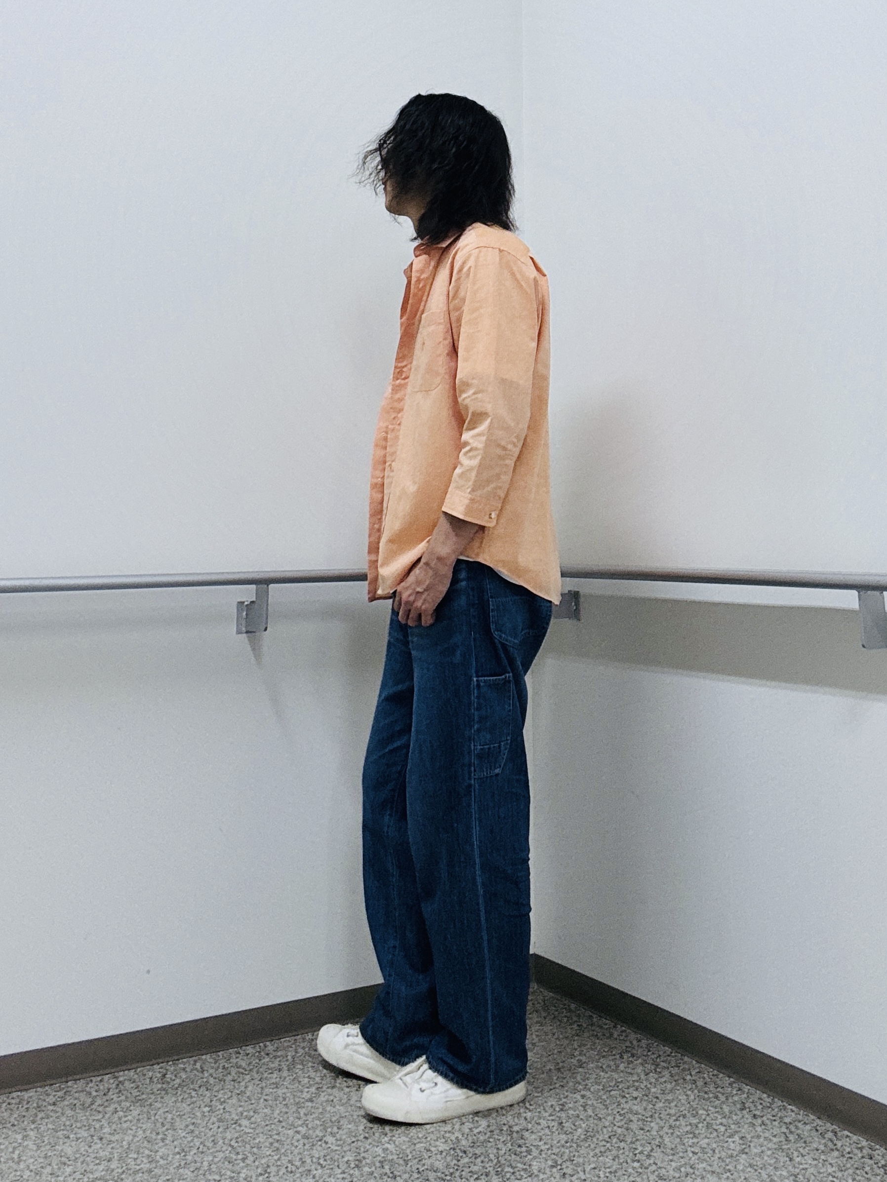 おーのさんの「TAKEO KIKUCHI｜【接触冷感】ハイブリッド リネン 七分袖シャツ」を使ったコーディネート