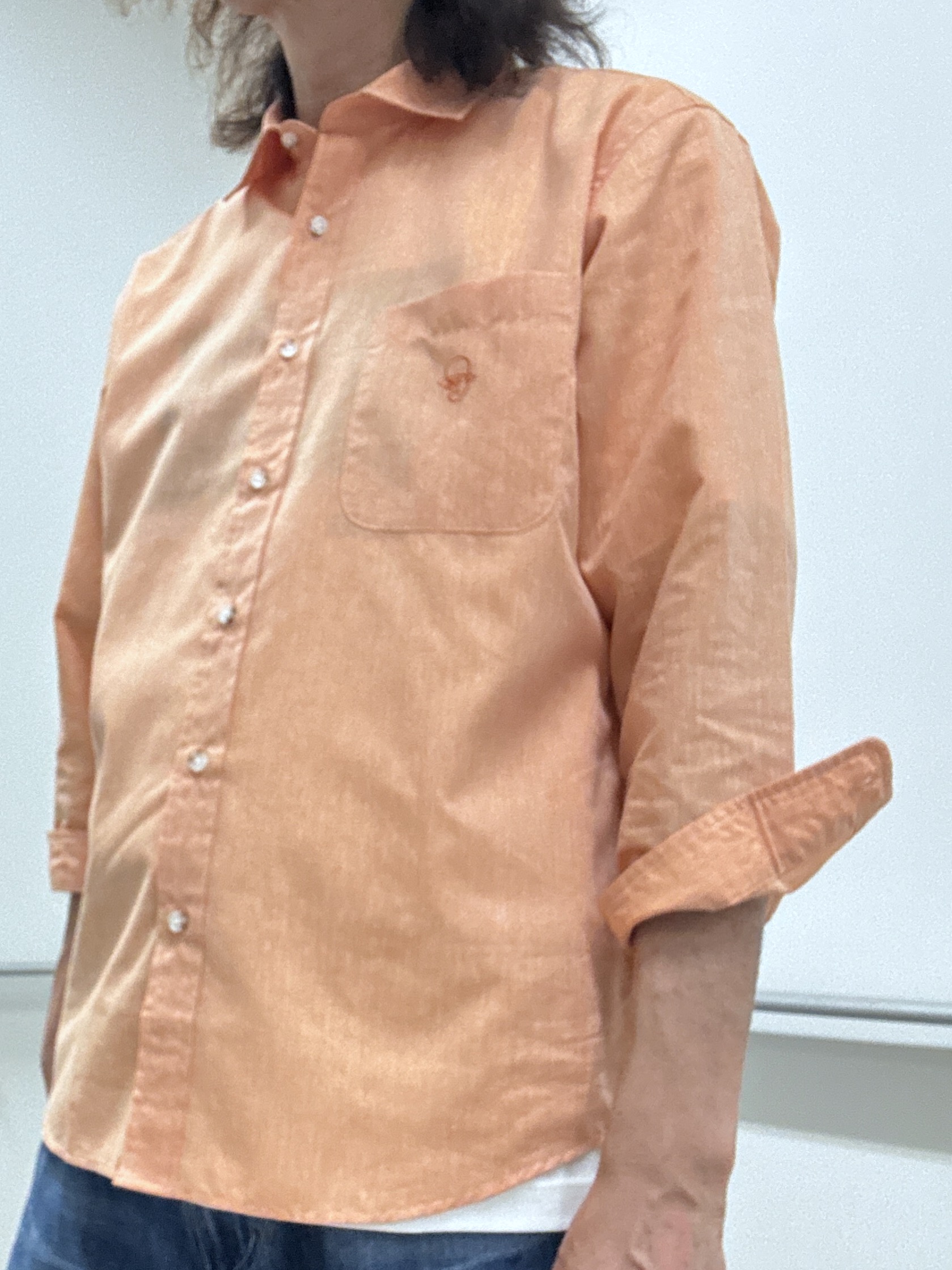 おーのさんの「TAKEO KIKUCHI｜【接触冷感】ハイブリッド リネン 七分袖シャツ」を使ったコーディネート