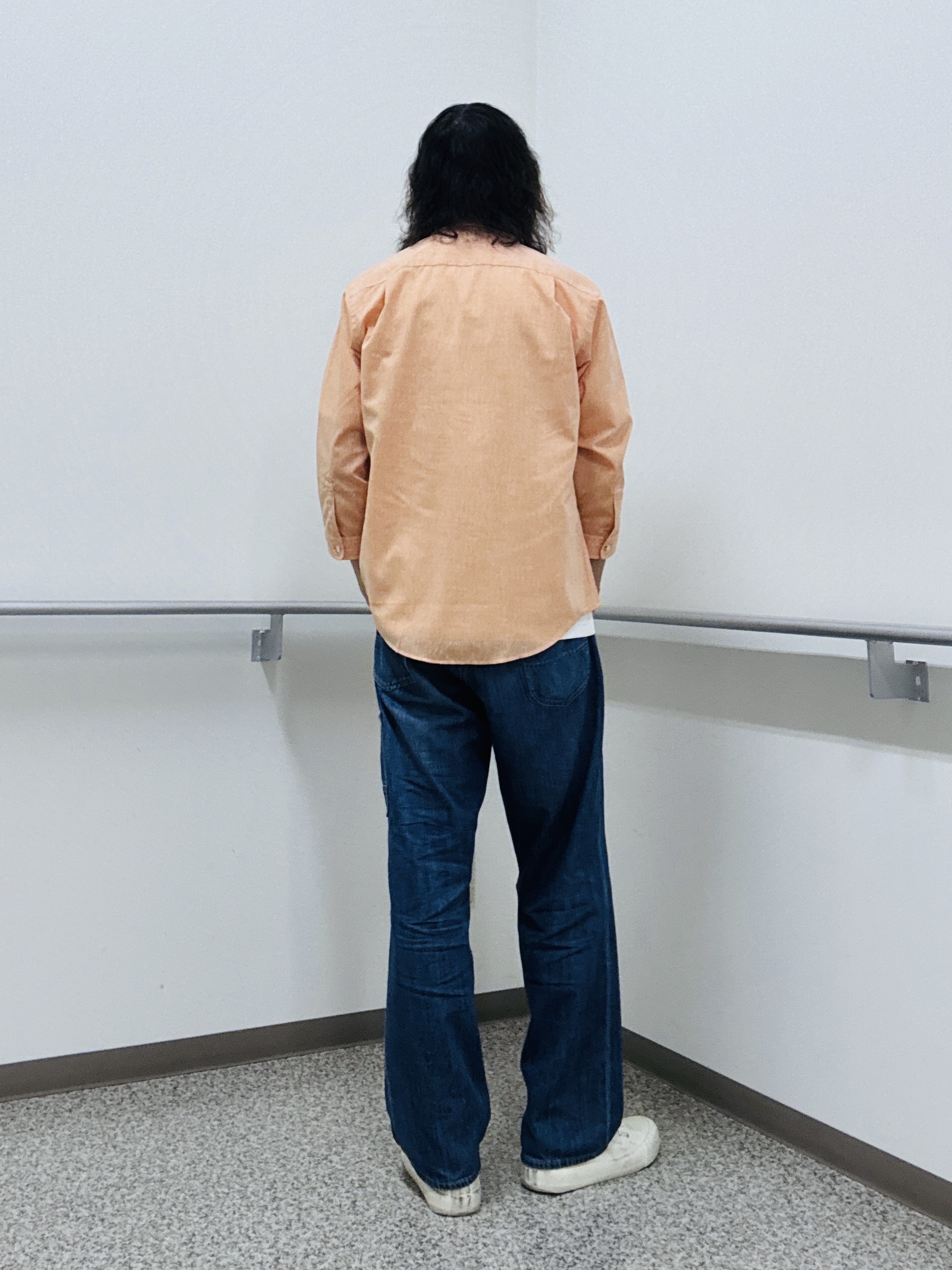 おーのさんの「TAKEO KIKUCHI｜【接触冷感】ハイブリッド リネン 七分袖シャツ」を使ったコーディネート