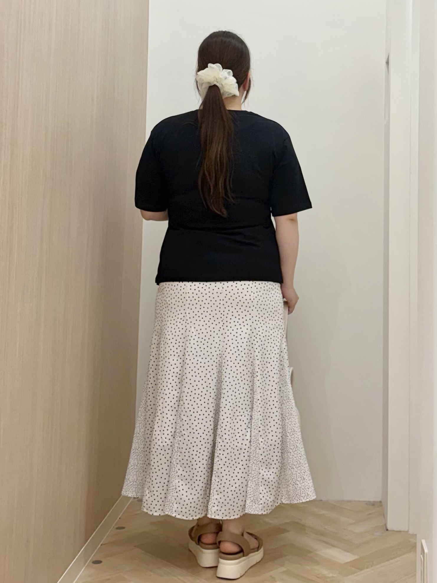 akariさんの「grove｜【UVカット/接触冷感】プリントアソート5分袖Tシャツ」を使ったコーディネート