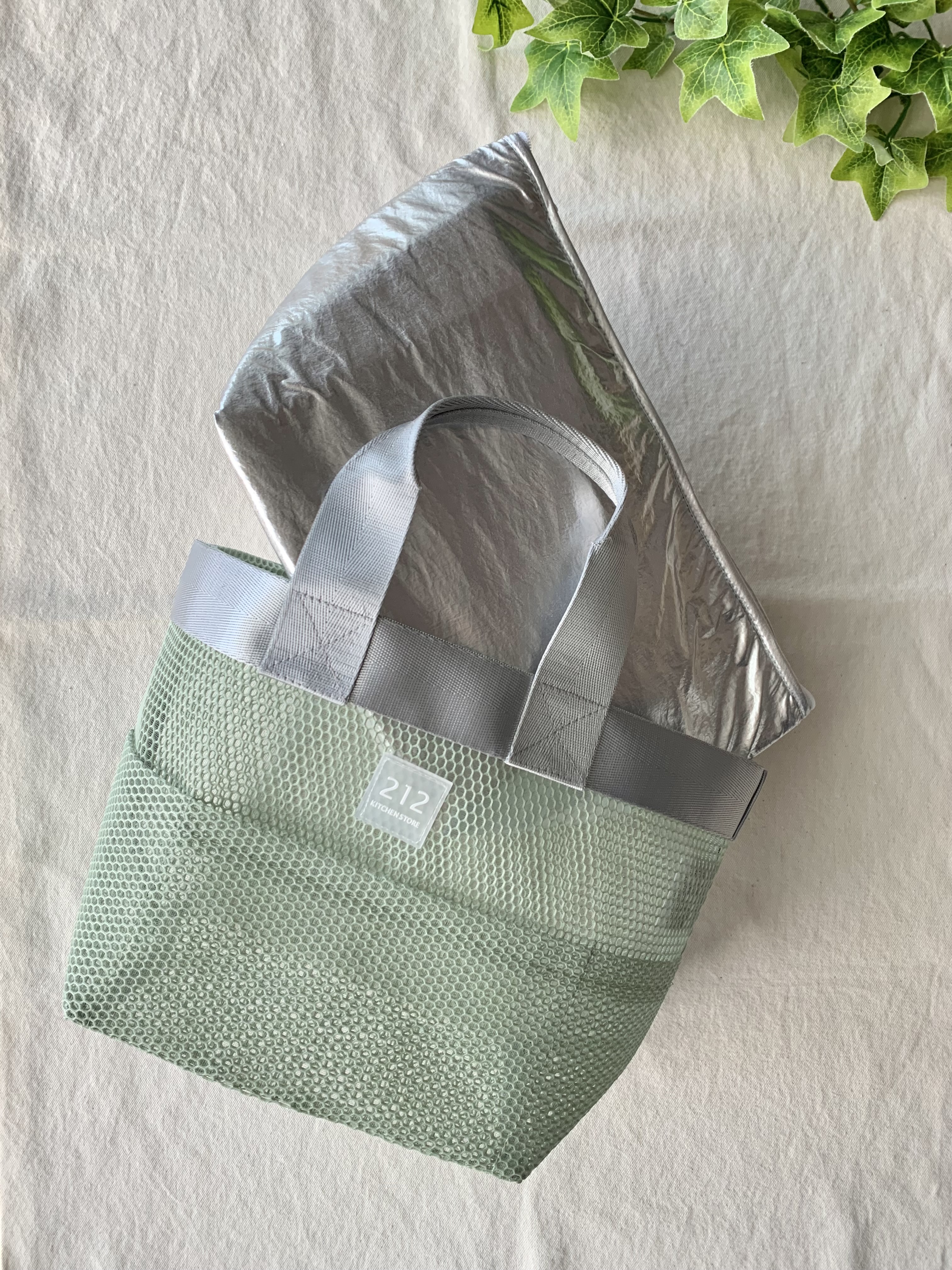 mikachoさんの「212 KITCHEN STORE｜3wayメッシュランチバッグ GR ＜212Kオリジナル ＞」を使ったコーディネート
